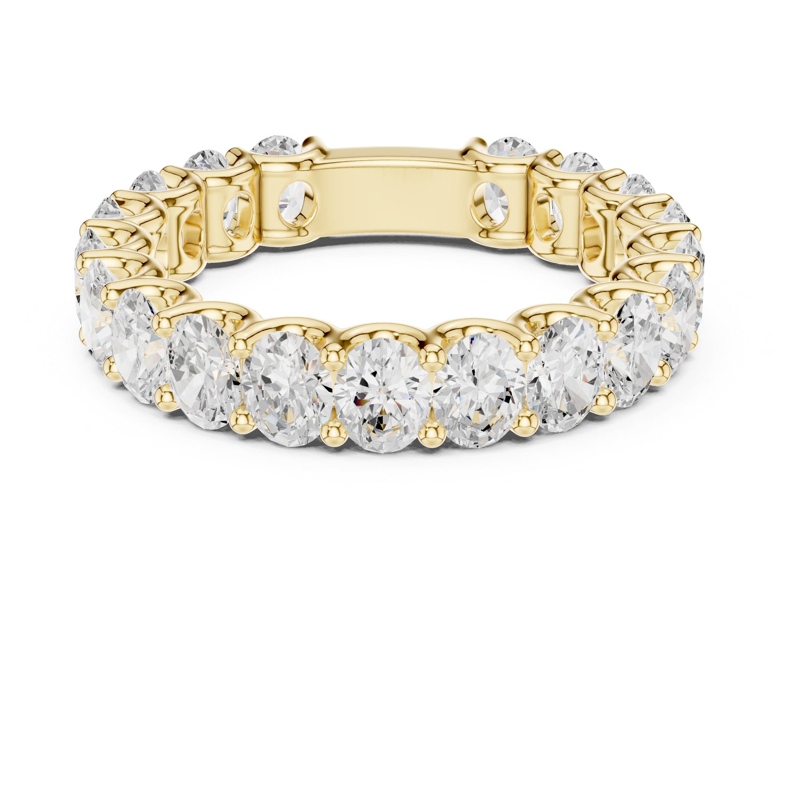 Oval Diamond Eternity Ring