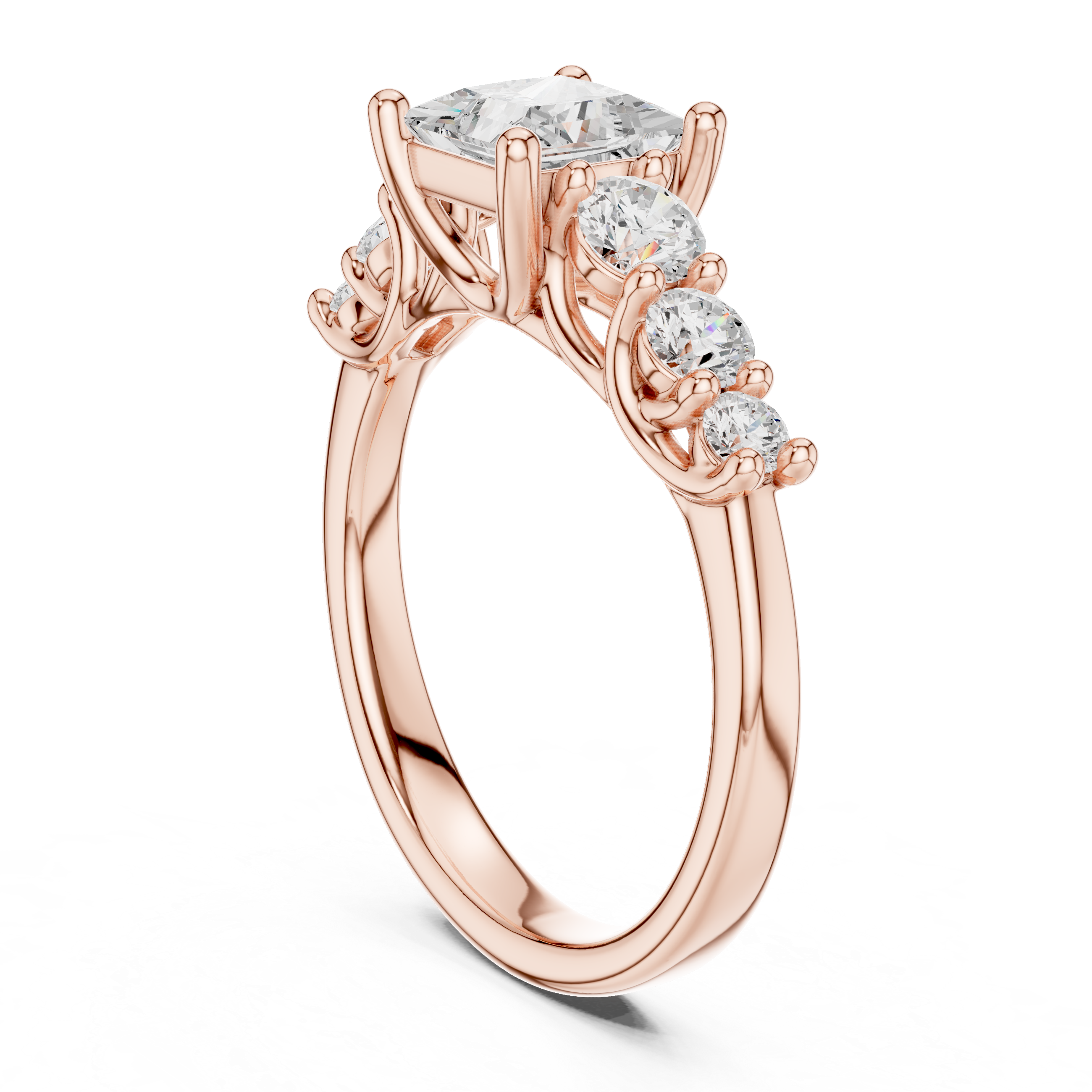 Princess Cut Diamond Engagement Ring