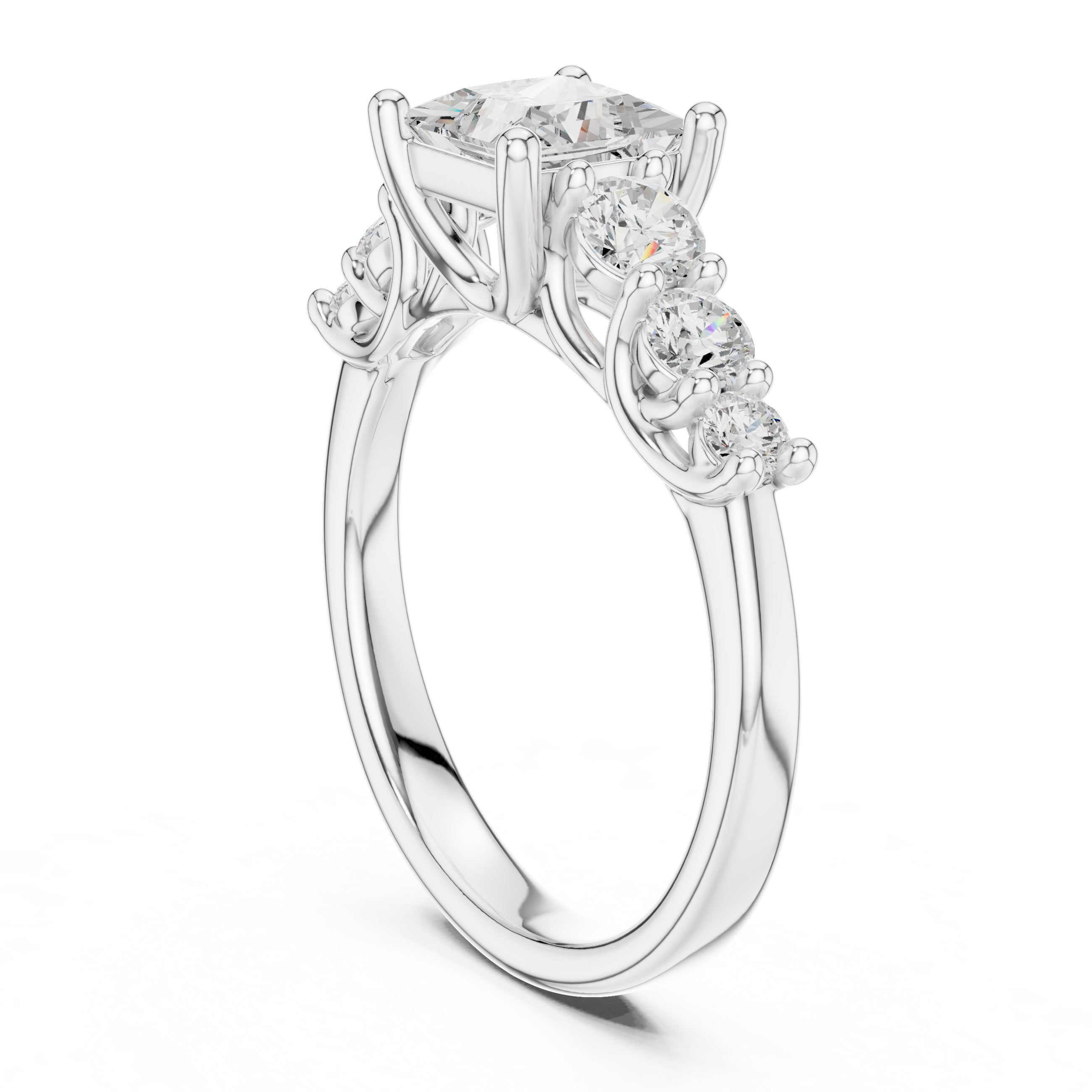 Princess Cut Diamond Engagement Ring