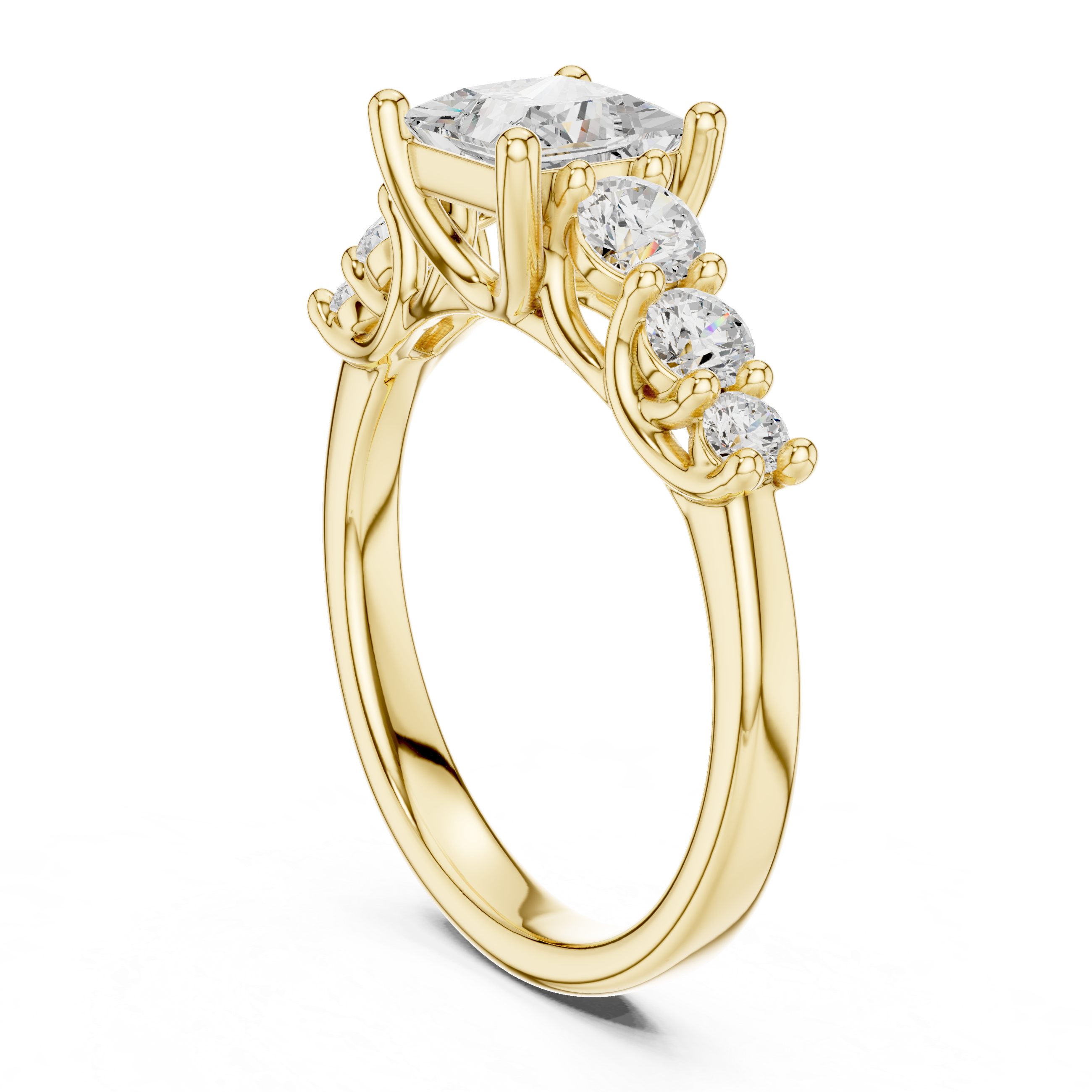 Princess Cut Diamond Engagement Ring