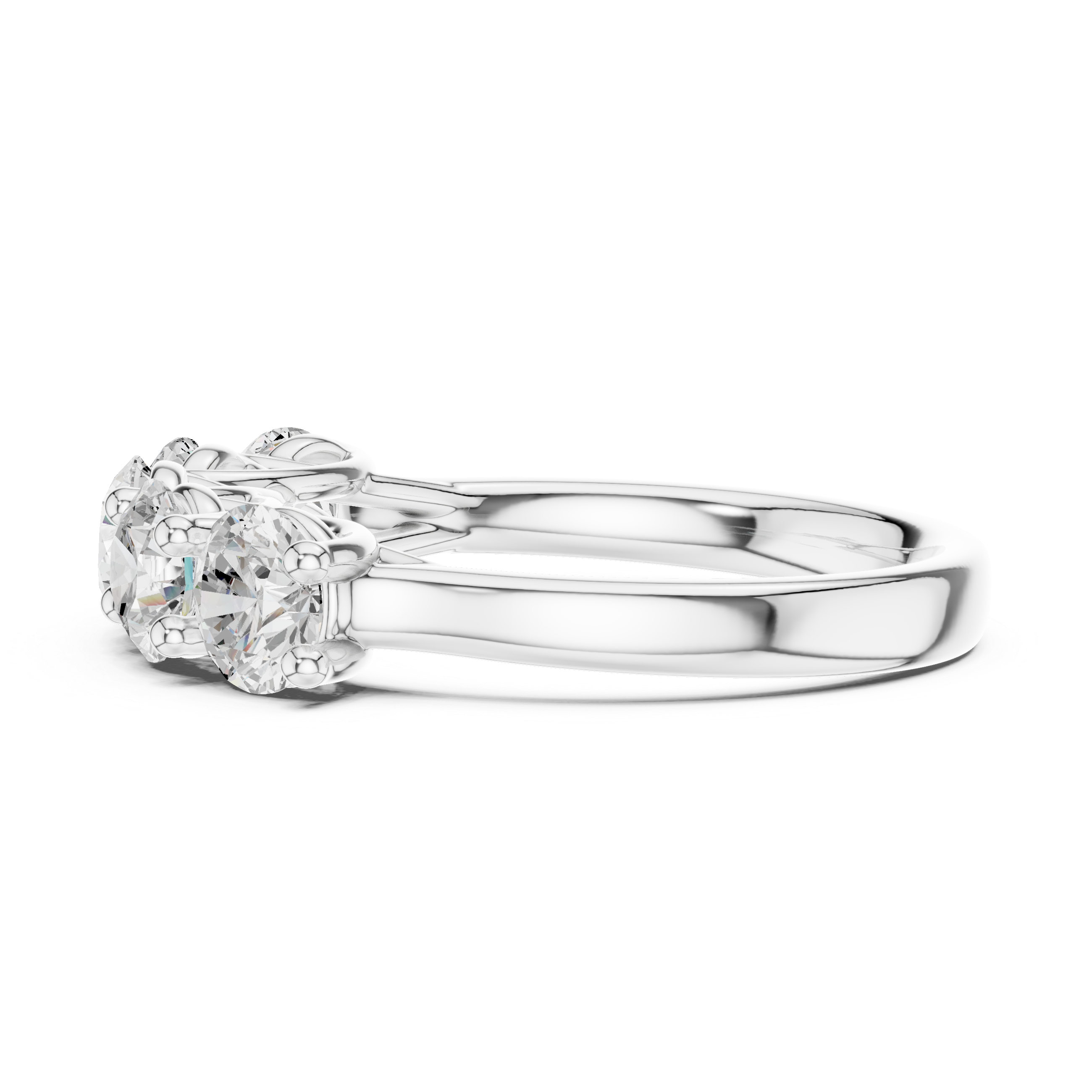 Five Stone Round Diamond Ring