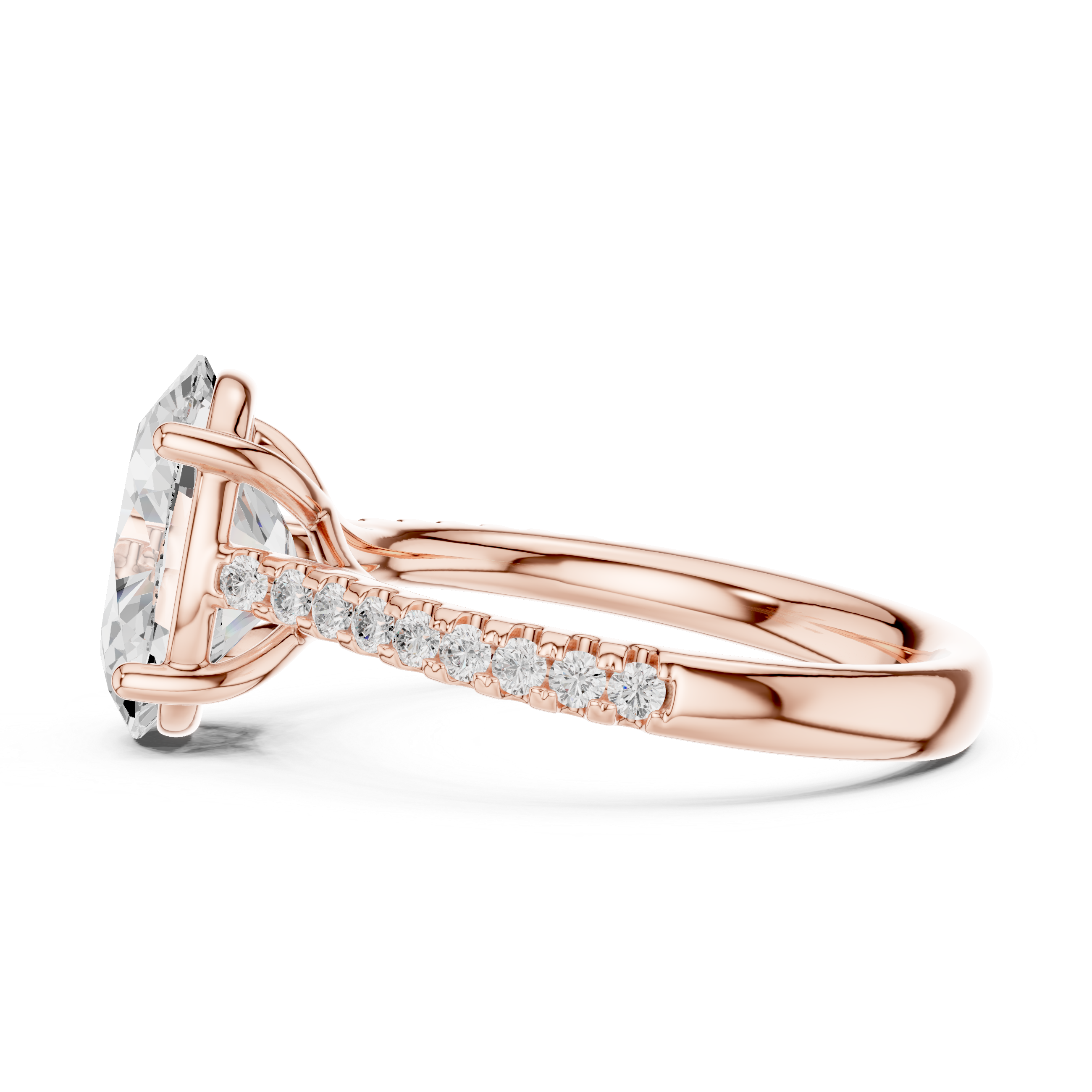 Oval Cut Solitaire Engagement Ring