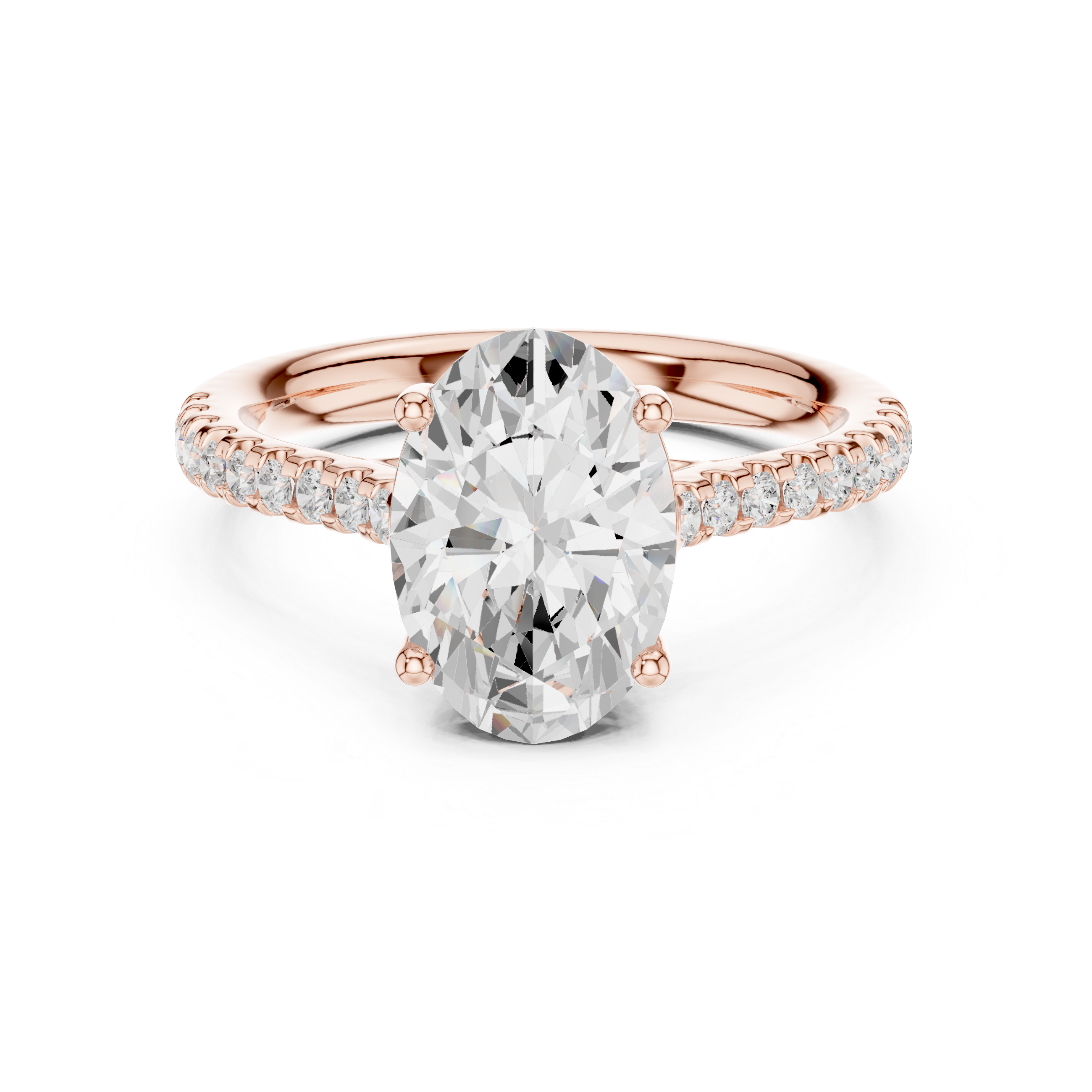 Oval Cut Solitaire Engagement Ring