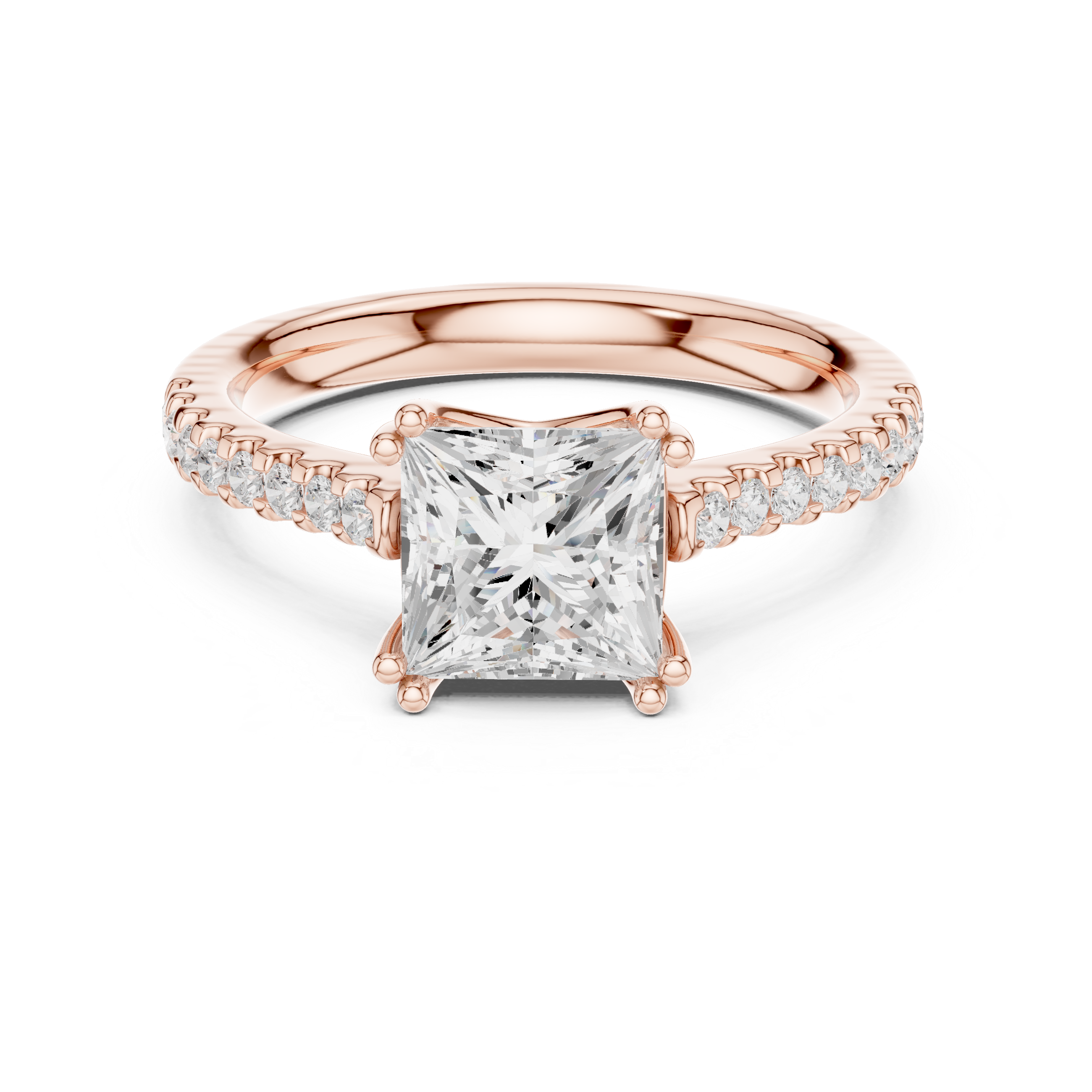 Princess Cut Solitaire Engagement Ring