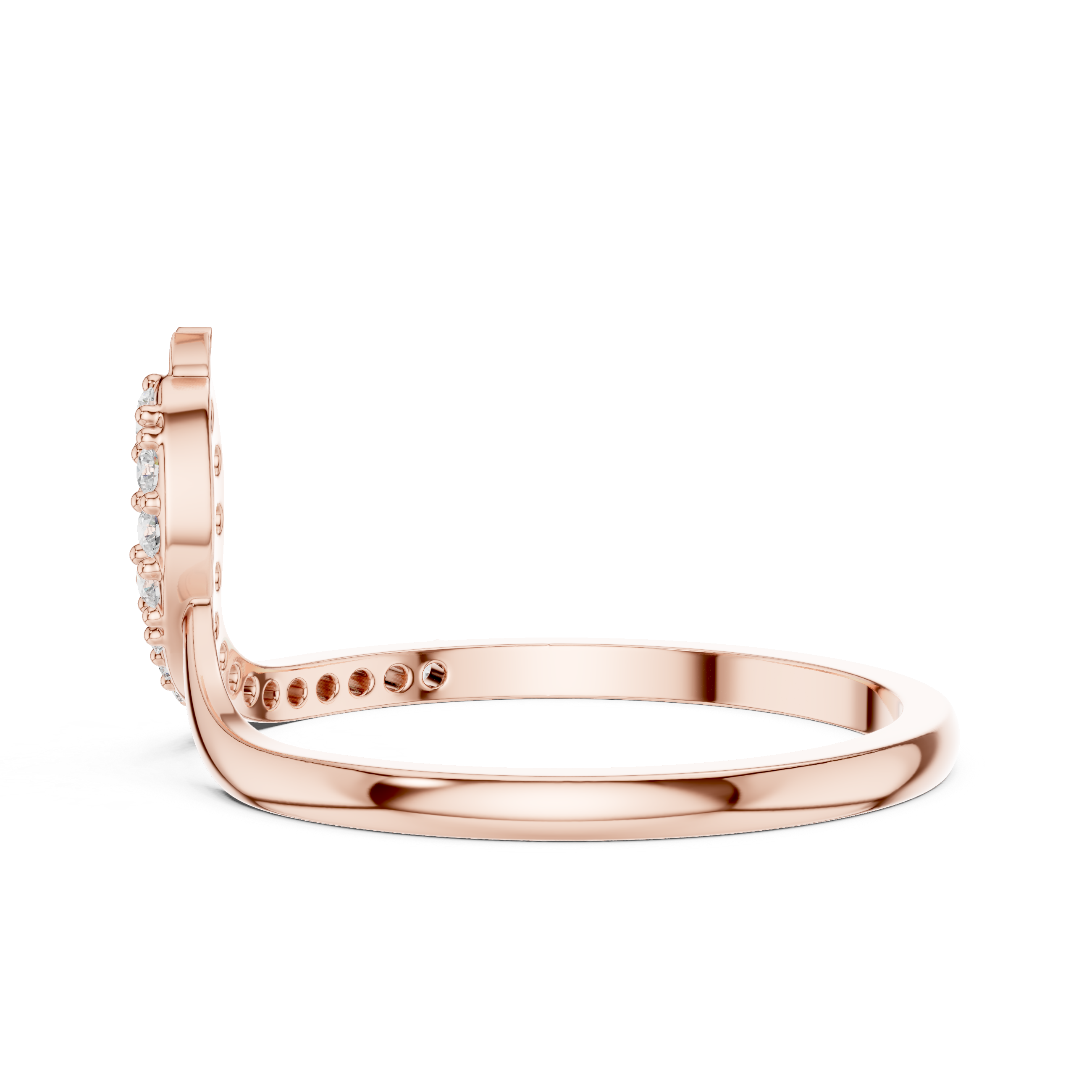 Diamond Infinity Twist Ring