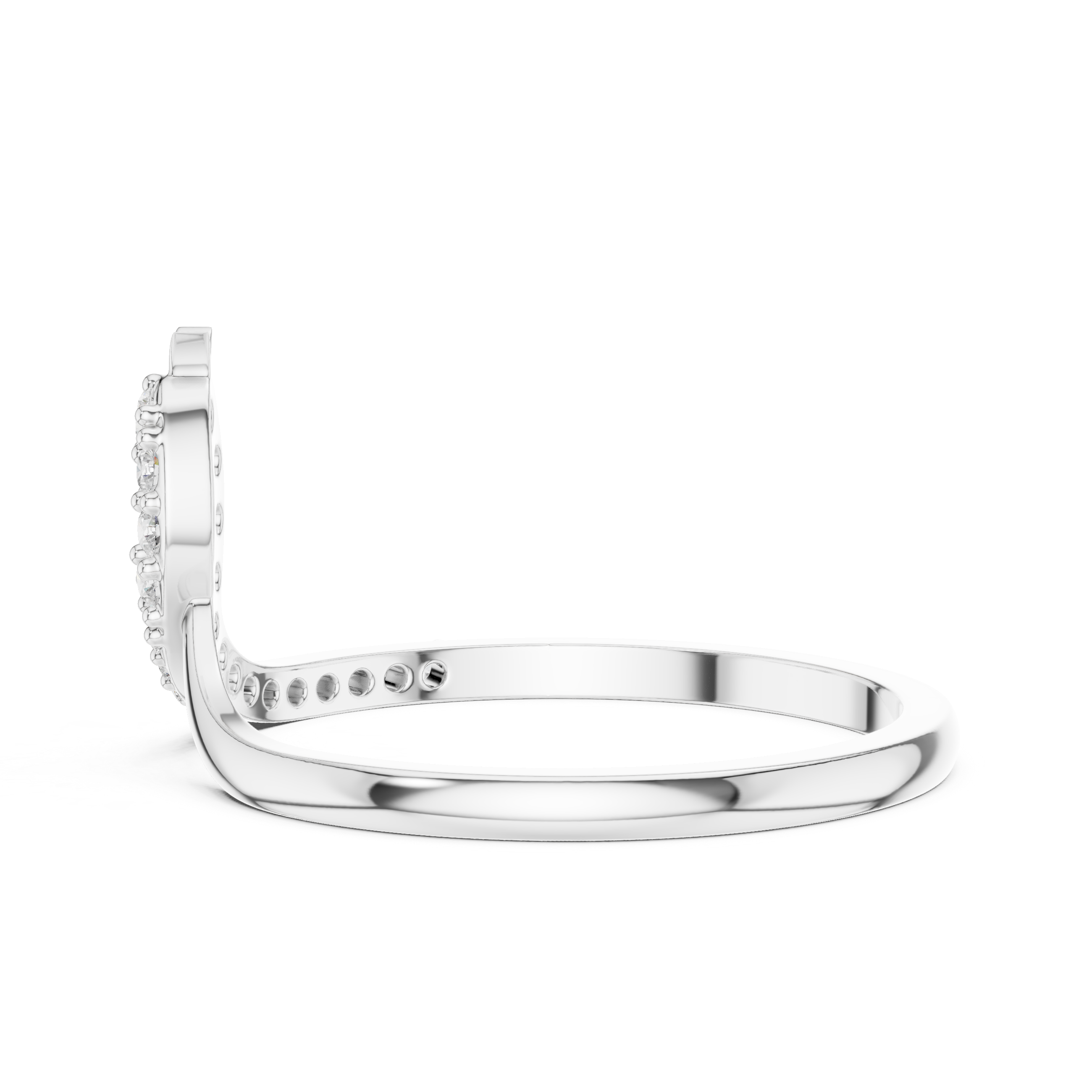 Diamond Infinity Twist Ring