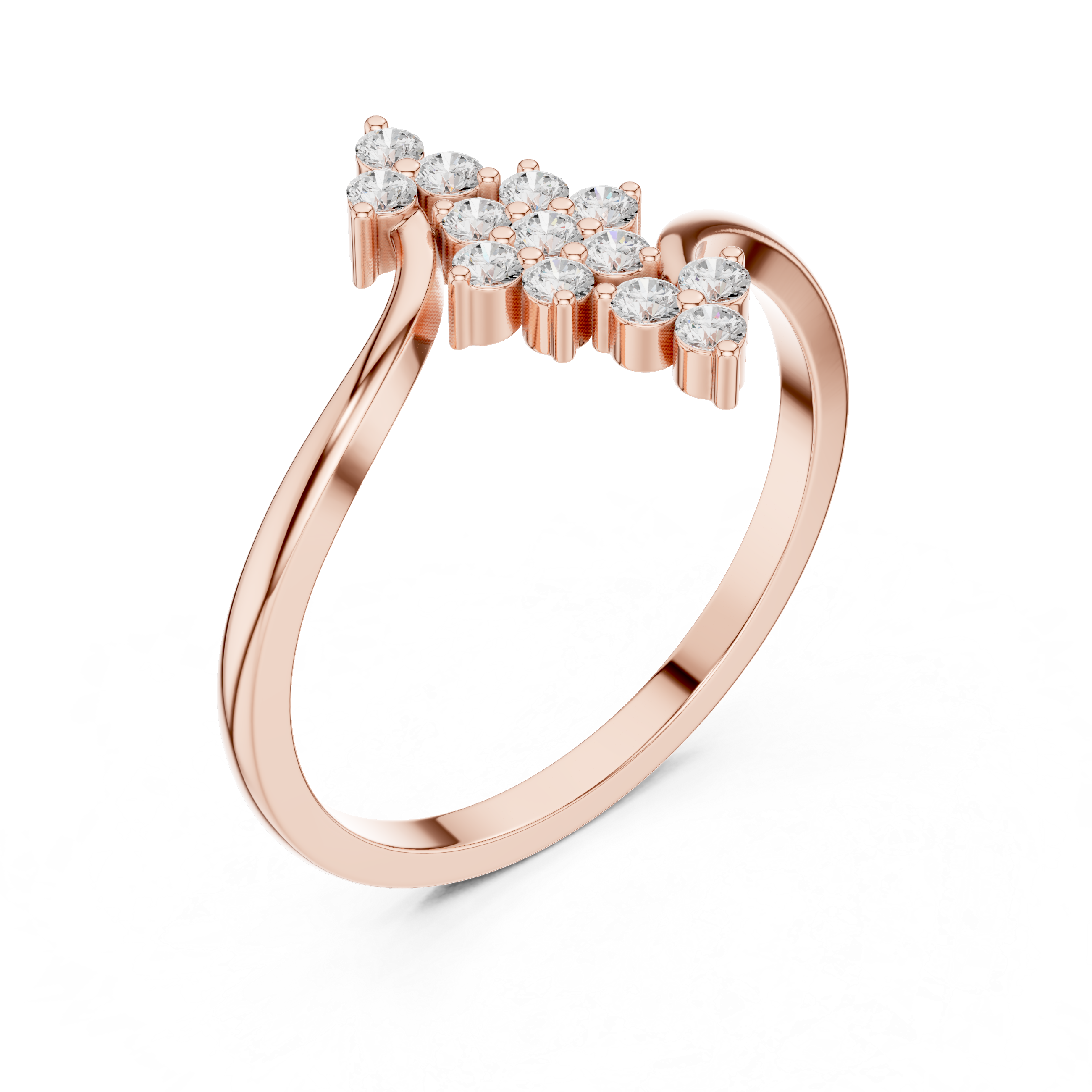 Diamond Cluster Bypass Ring