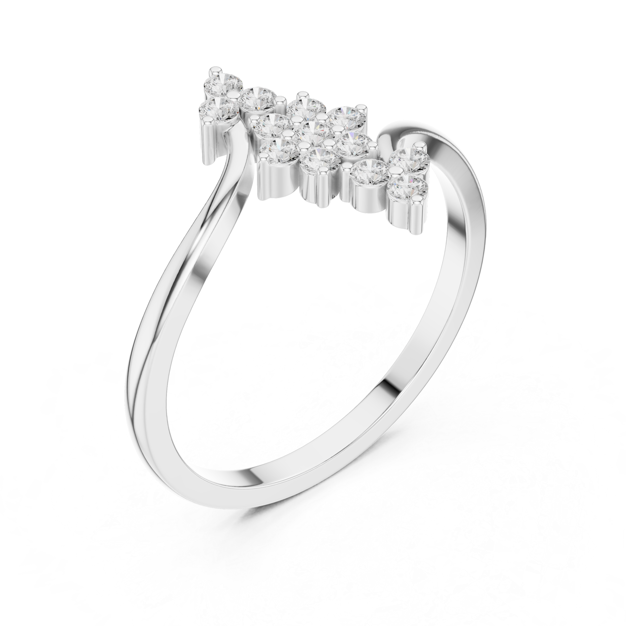 Diamond Cluster Bypass Ring