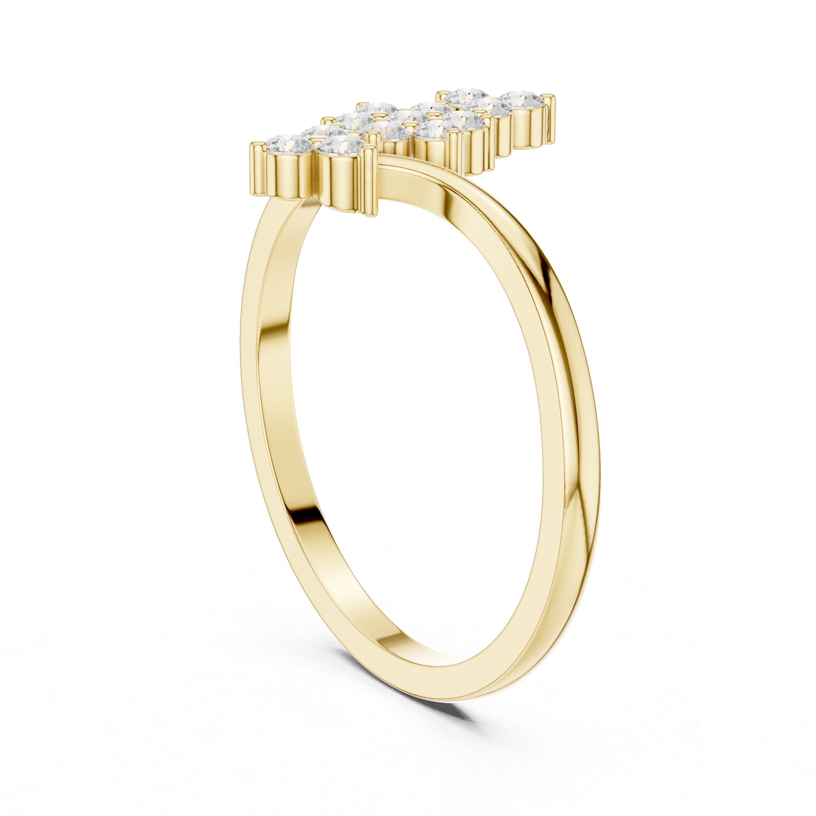 Diamond Cluster Bypass Ring