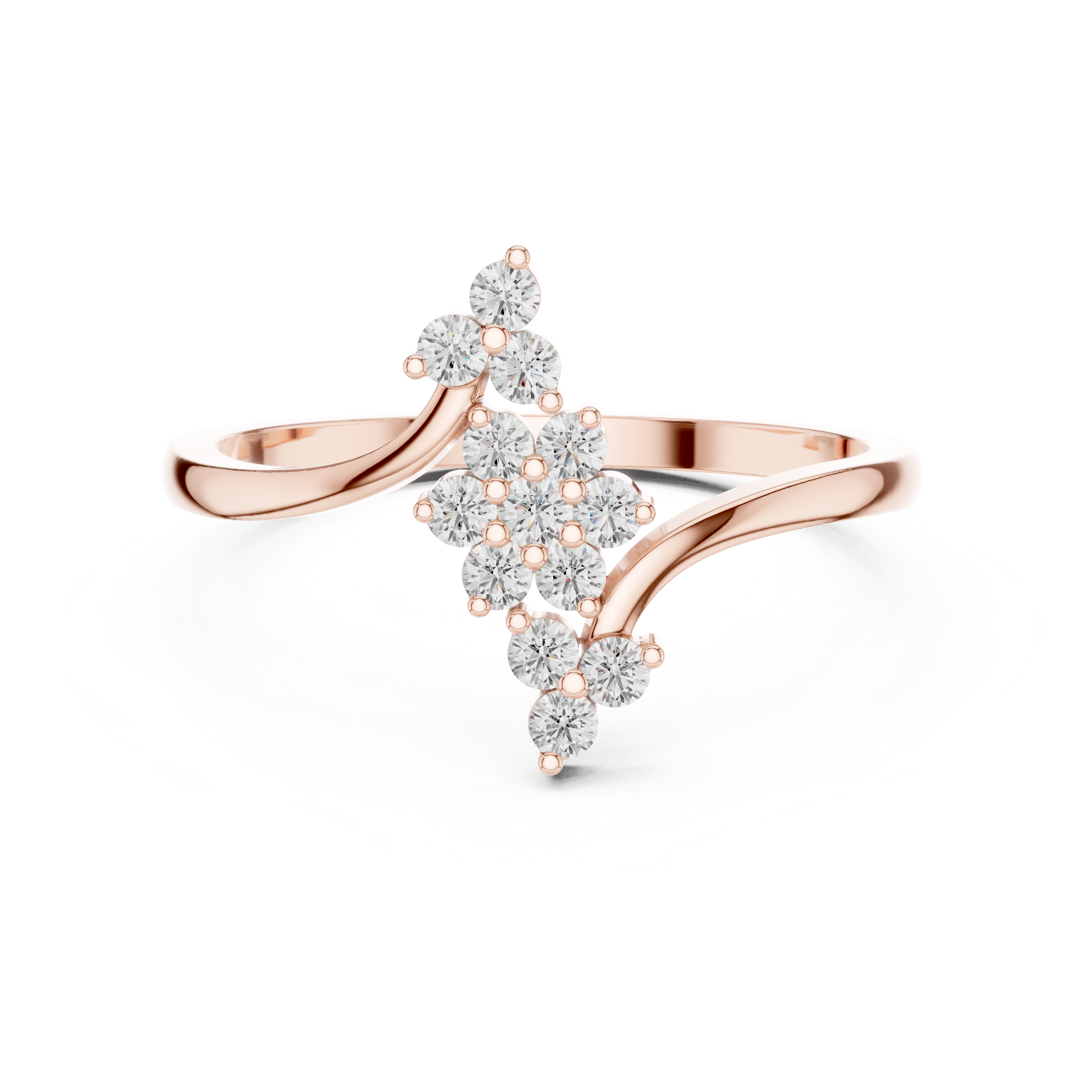 Diamond Cluster Bypass Ring