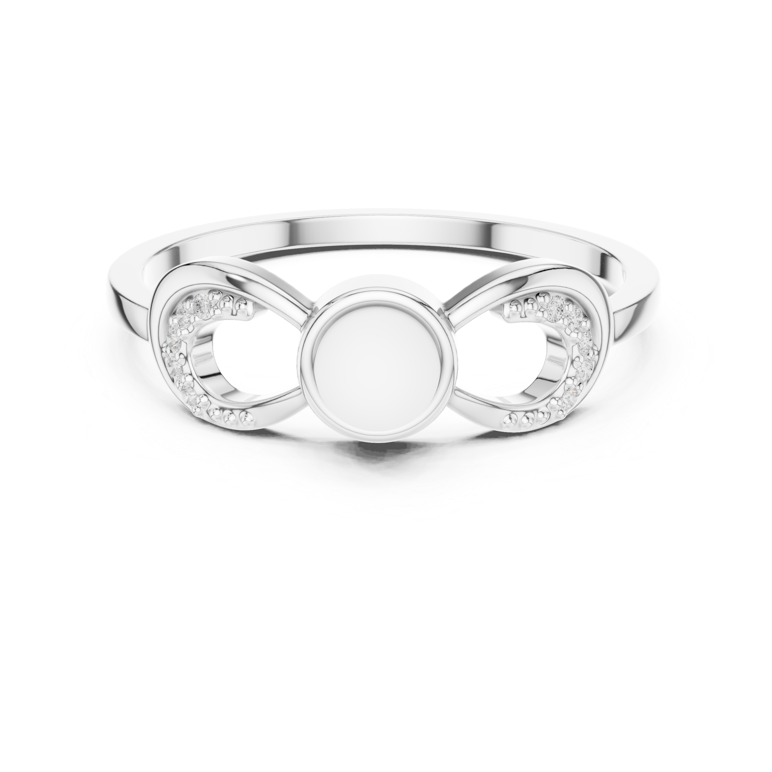 Infinity Pearl Promise Ring