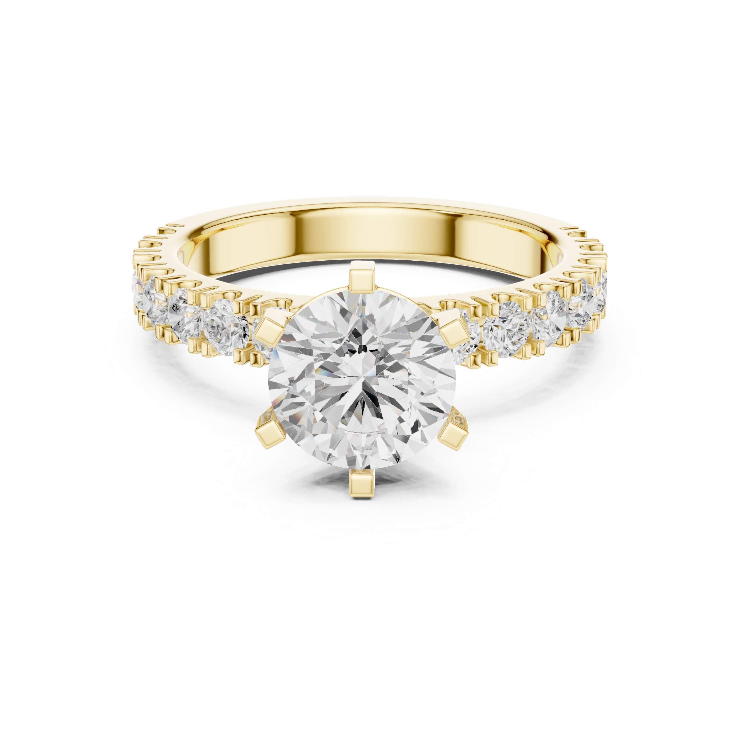 Classic Solitaire Diamond Engagement Ring