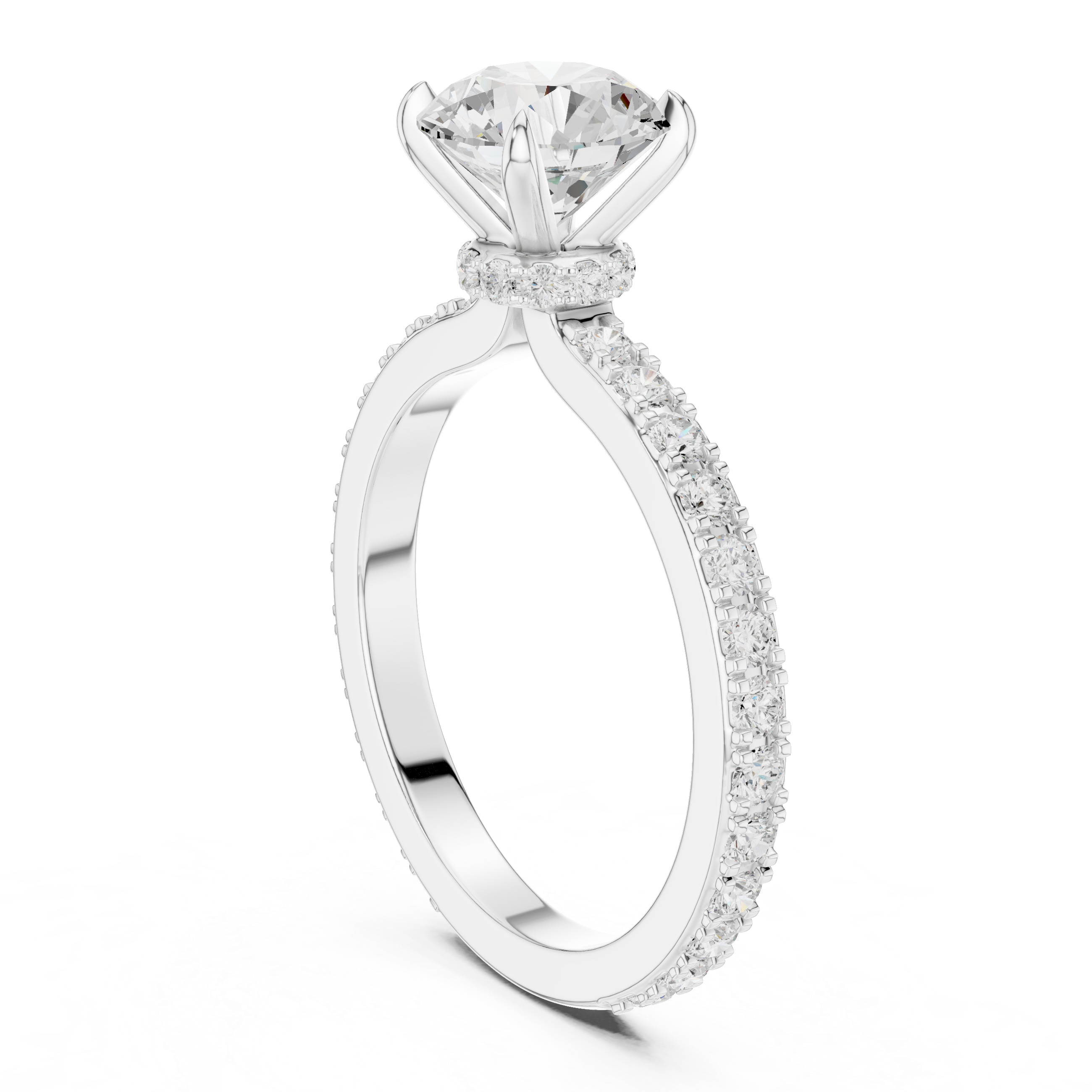 Luxury Solitaire Diamond Ring