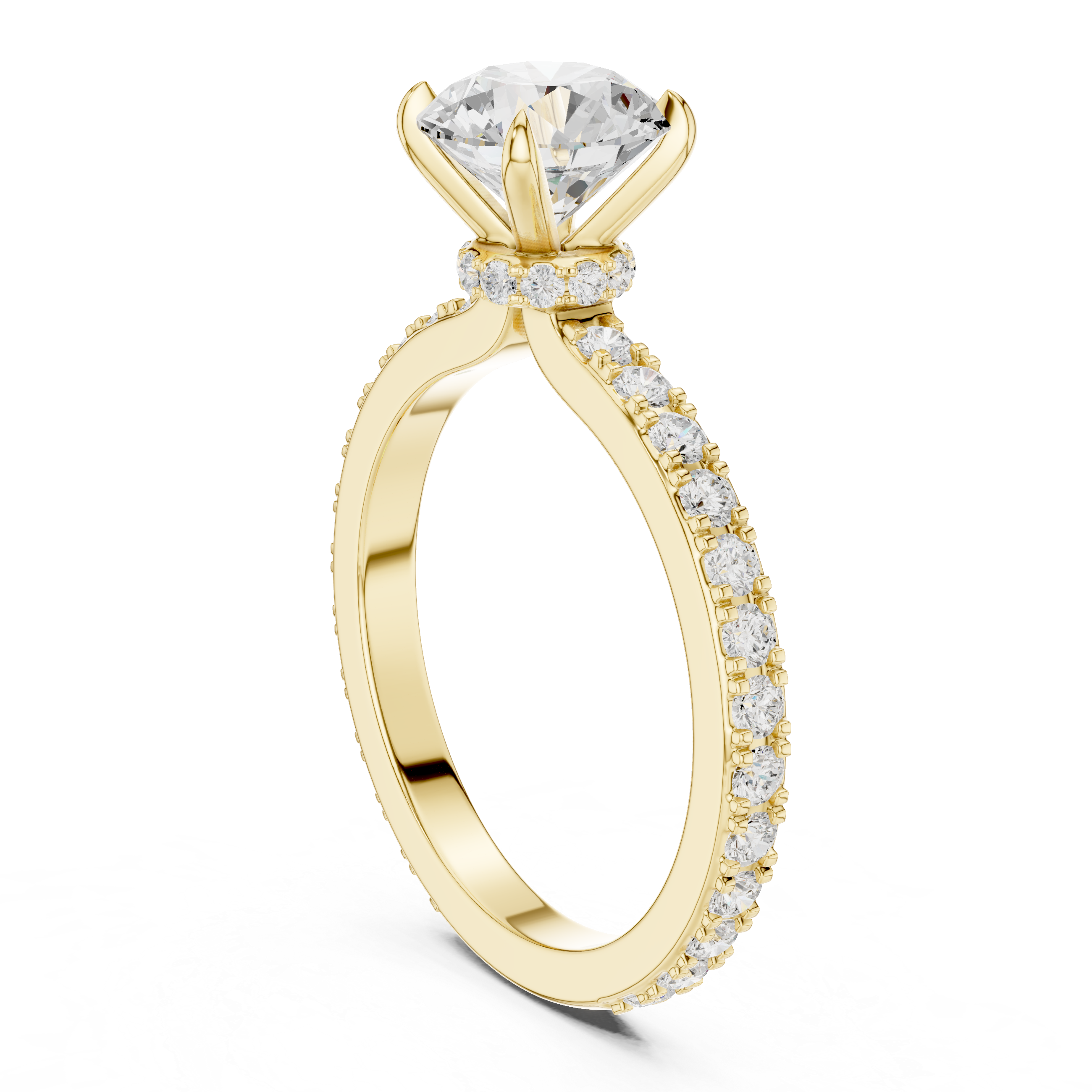 Luxury Solitaire Diamond Ring