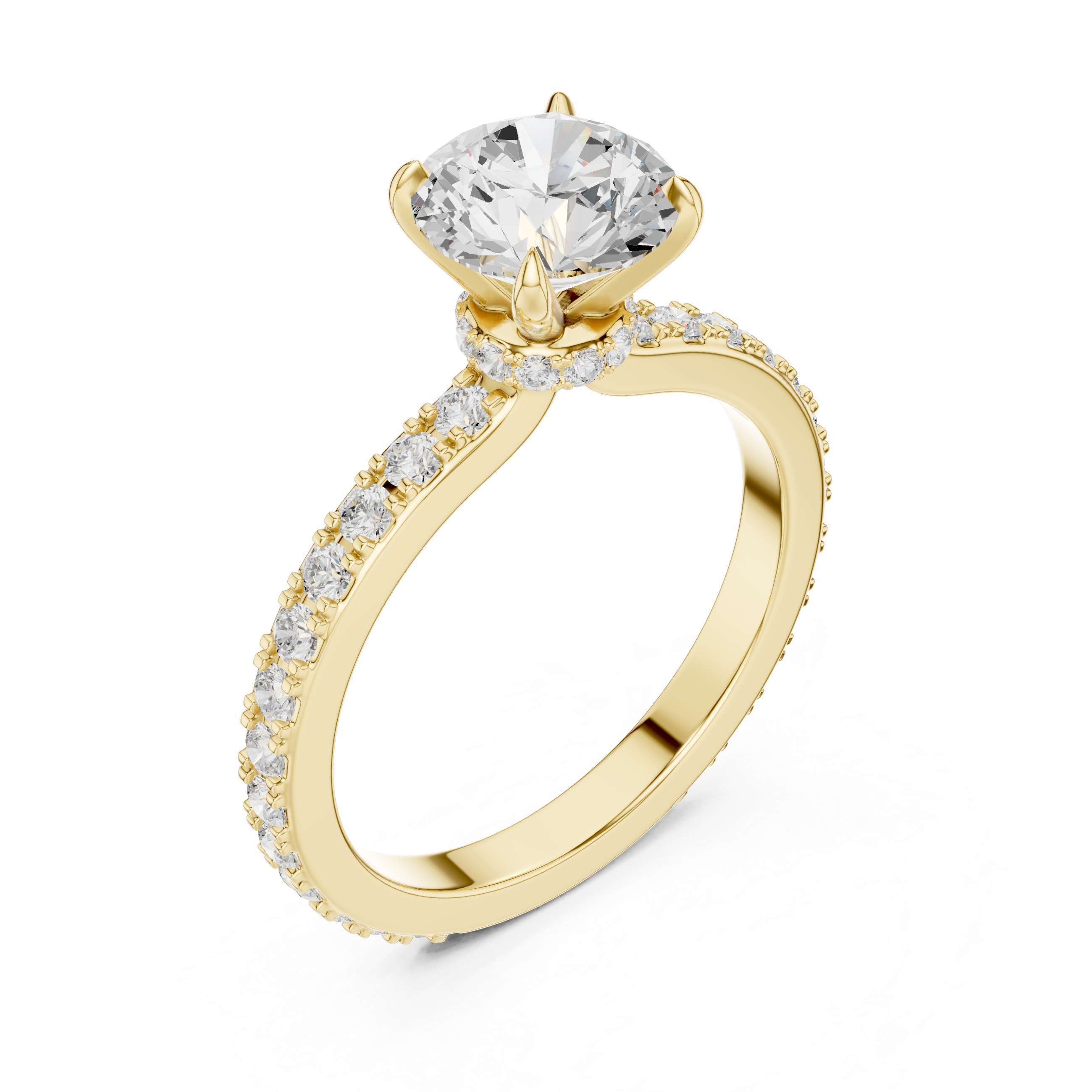 Luxury Solitaire Diamond Ring