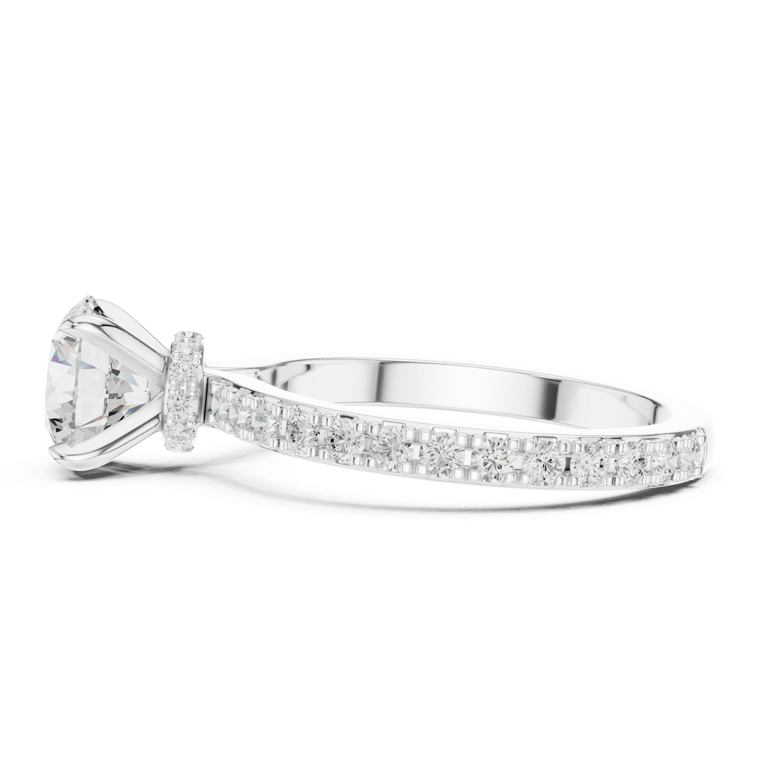 Luxury Solitaire Diamond Ring