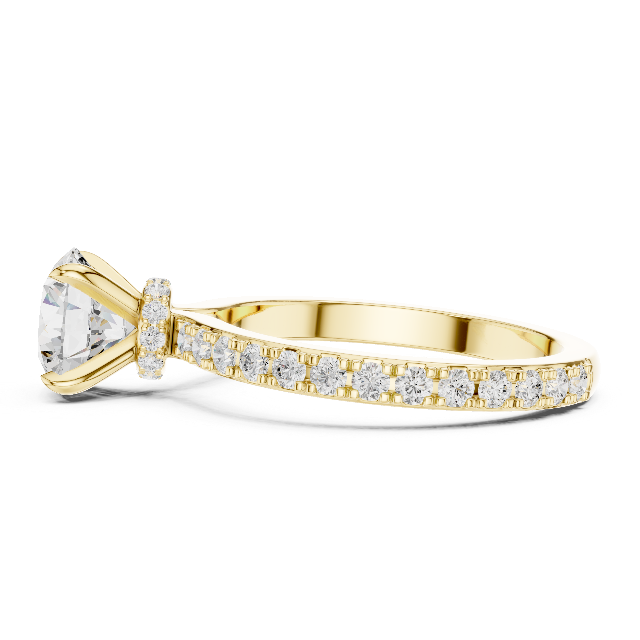 Luxury Solitaire Diamond Ring