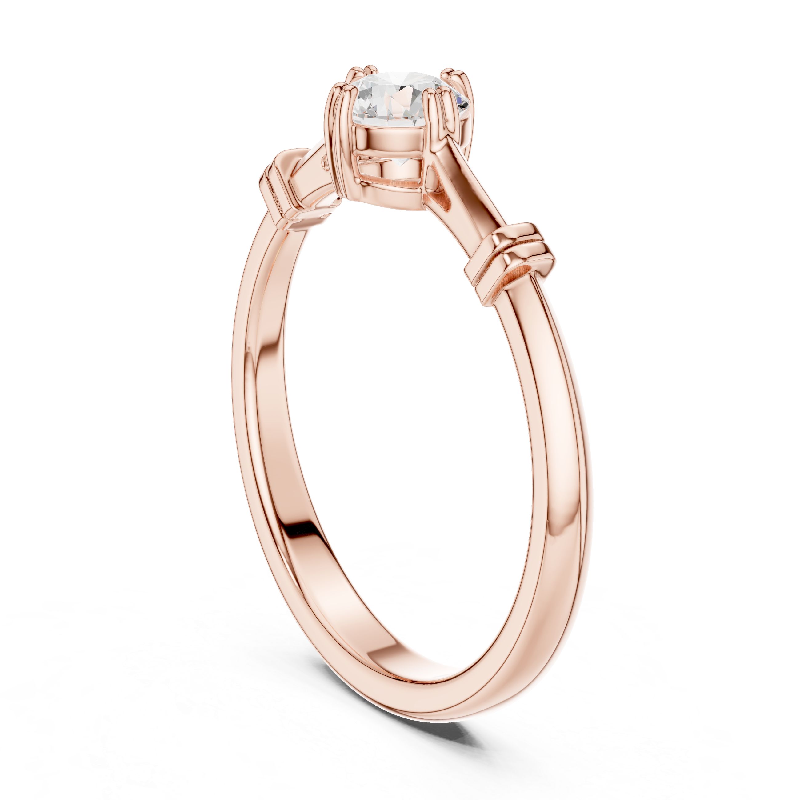 Luxury Round Solitaire Ring