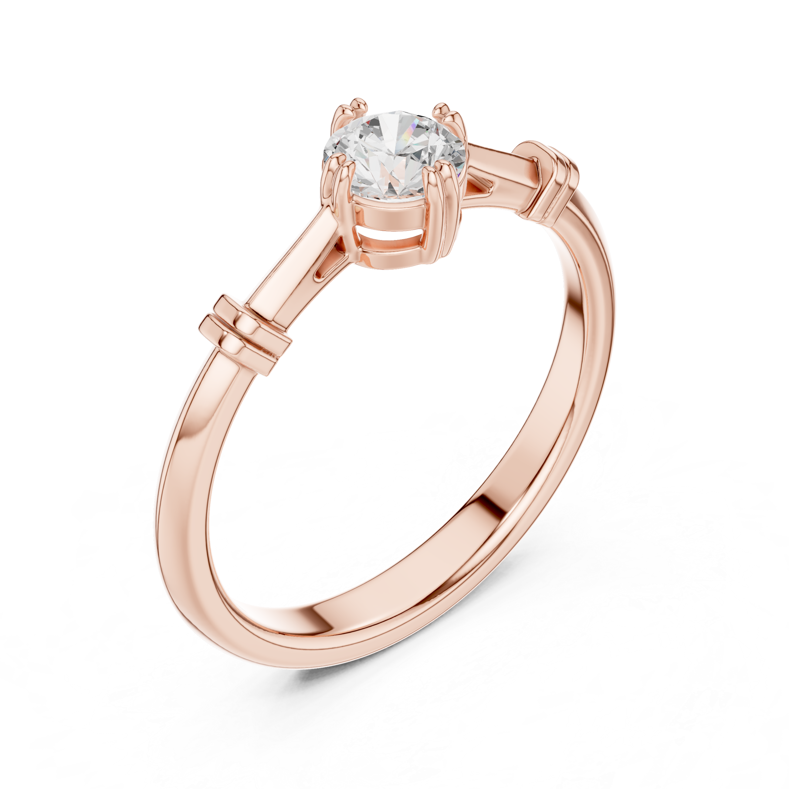 Luxury Round Solitaire Ring