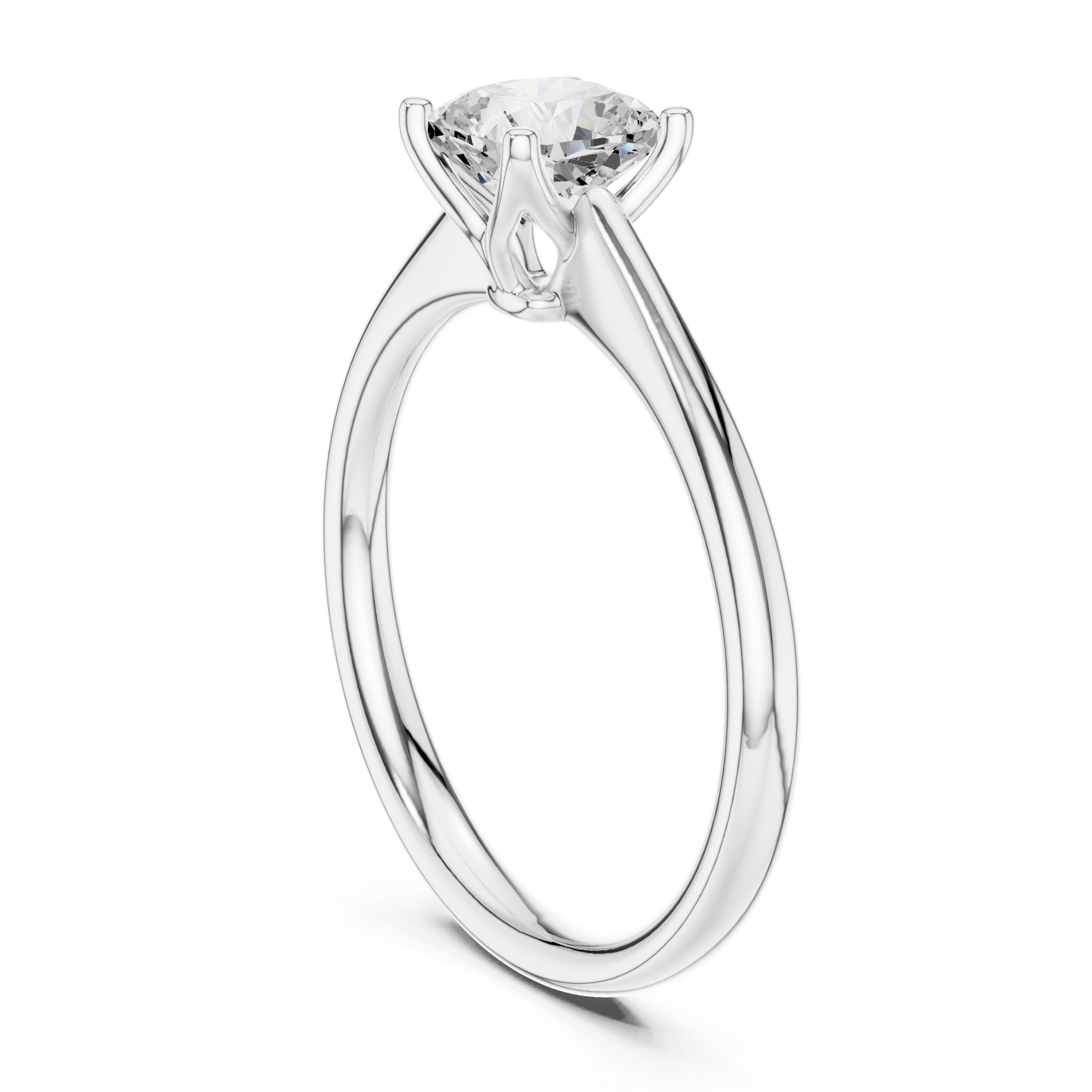 Luxury Cushion Solitaire Ring