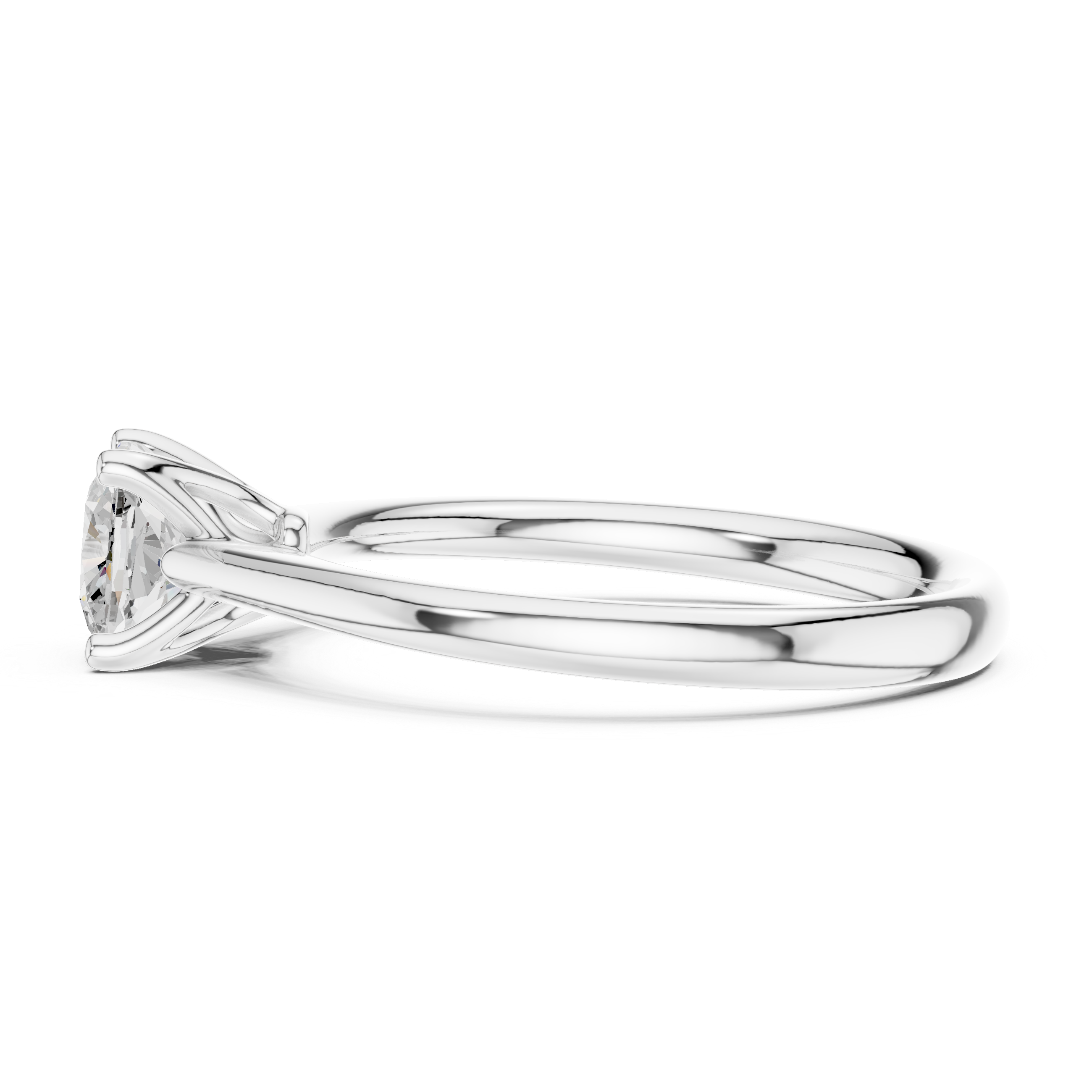 Luxury Cushion Solitaire Ring