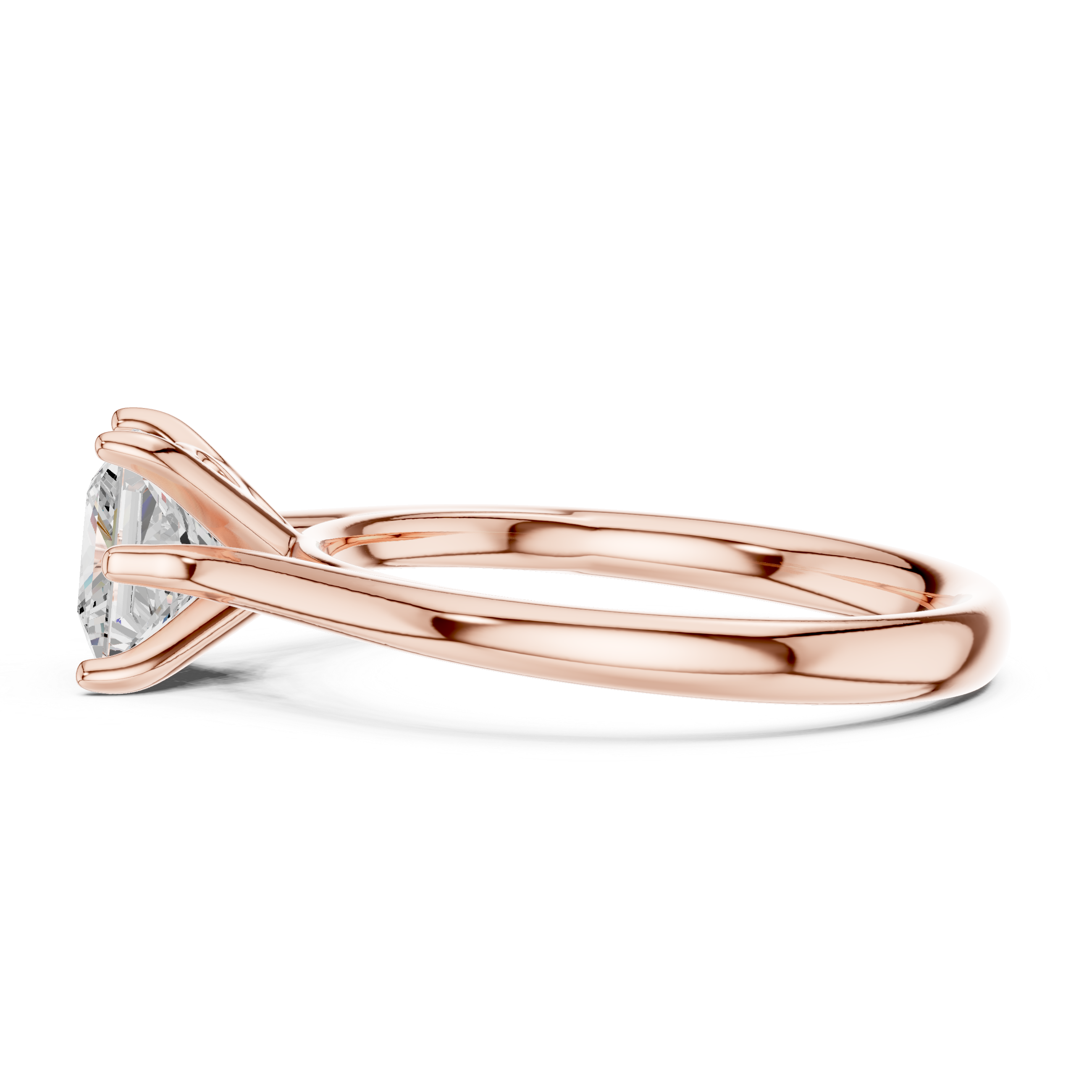 Luxury Princess Solitaire Ring