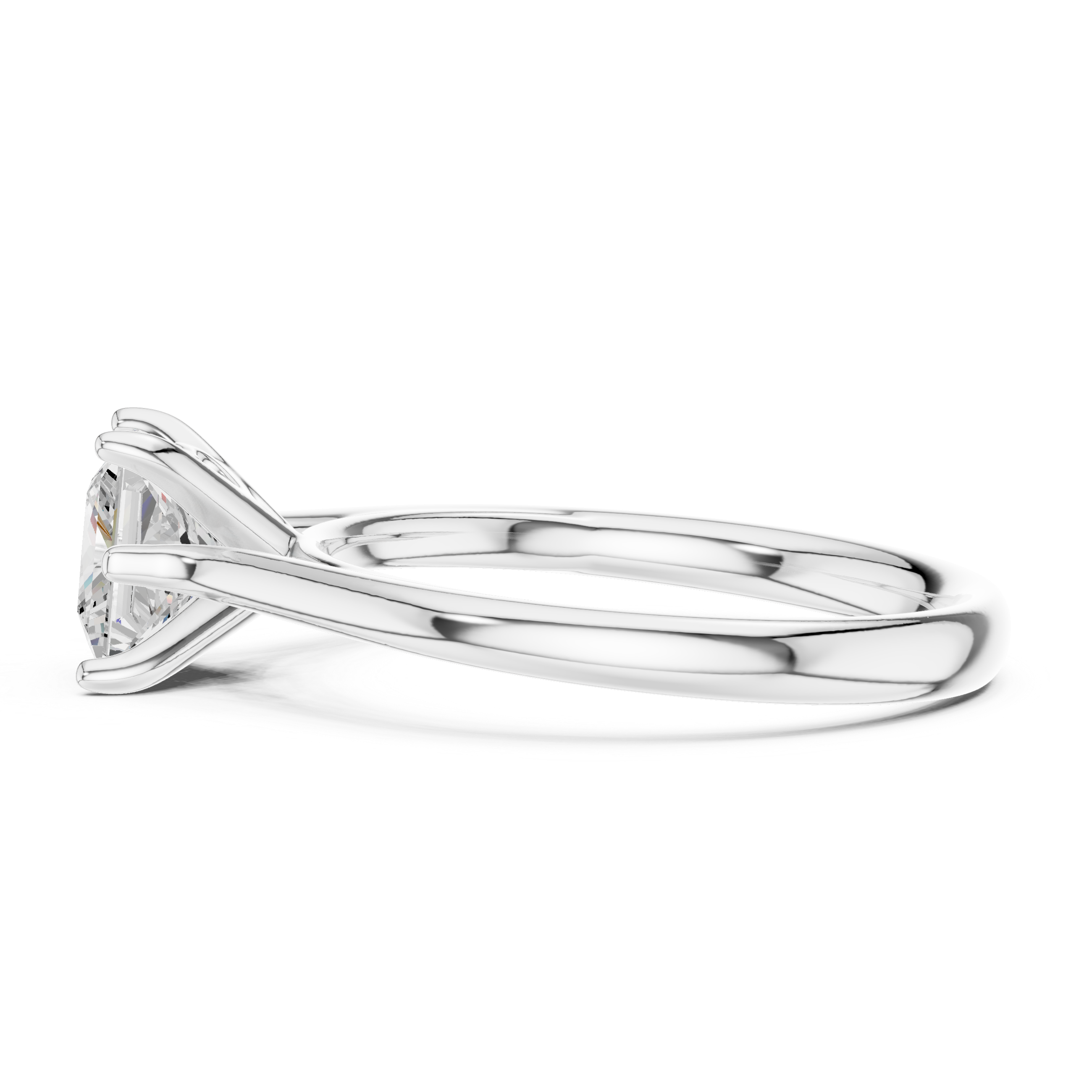 Luxury Princess Solitaire Ring