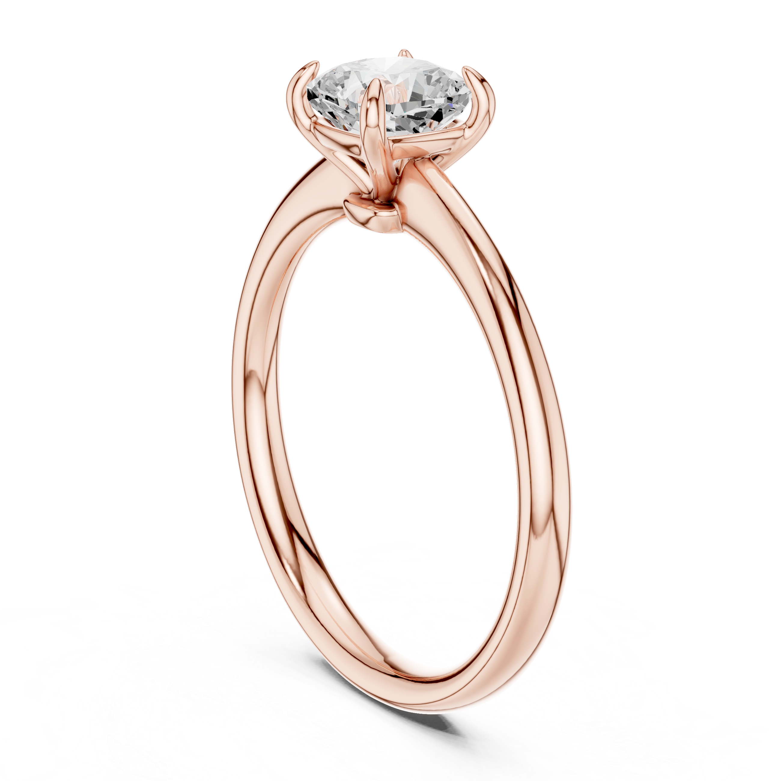 Luxury Cushion Solitaire Ring