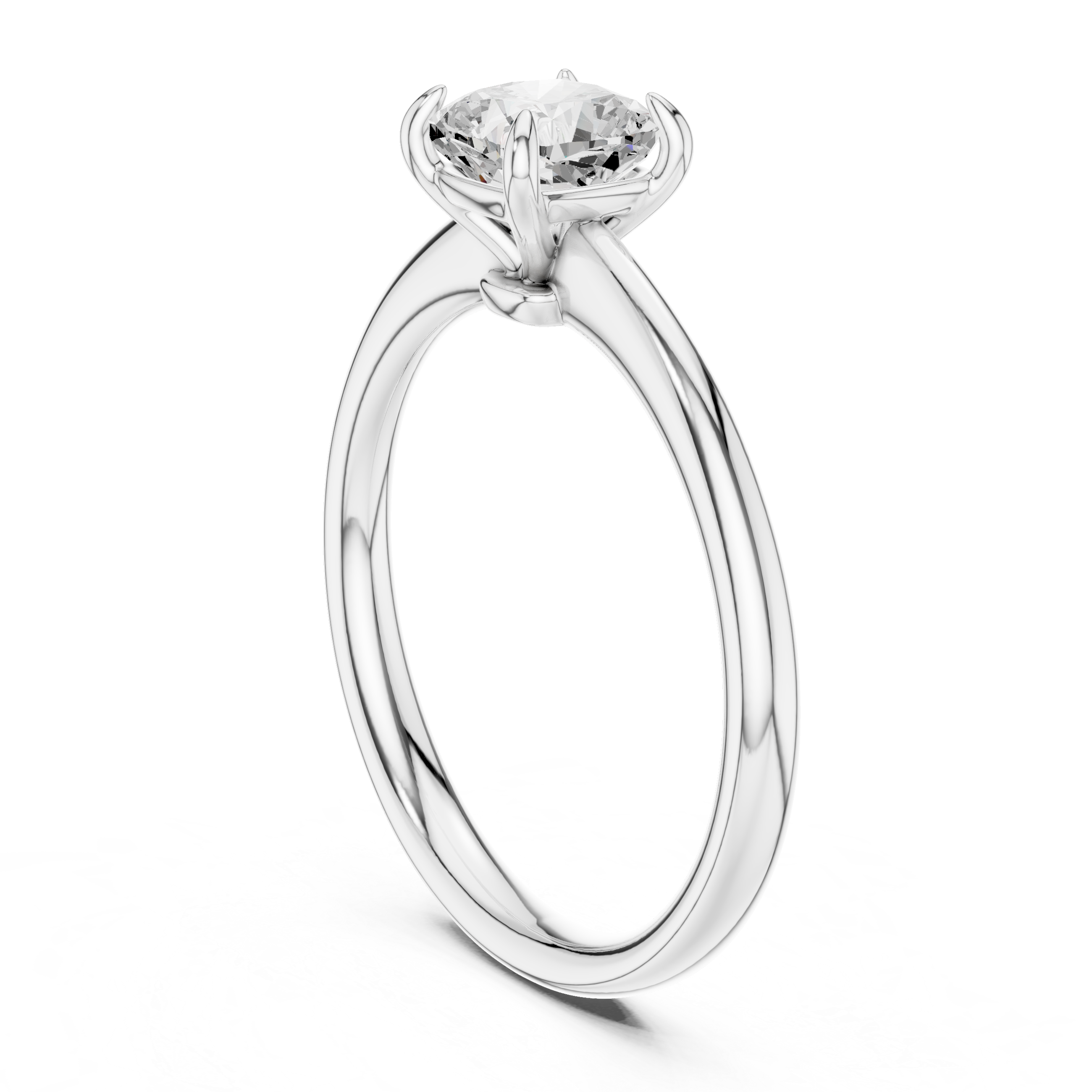 Luxury Cushion Solitaire Ring
