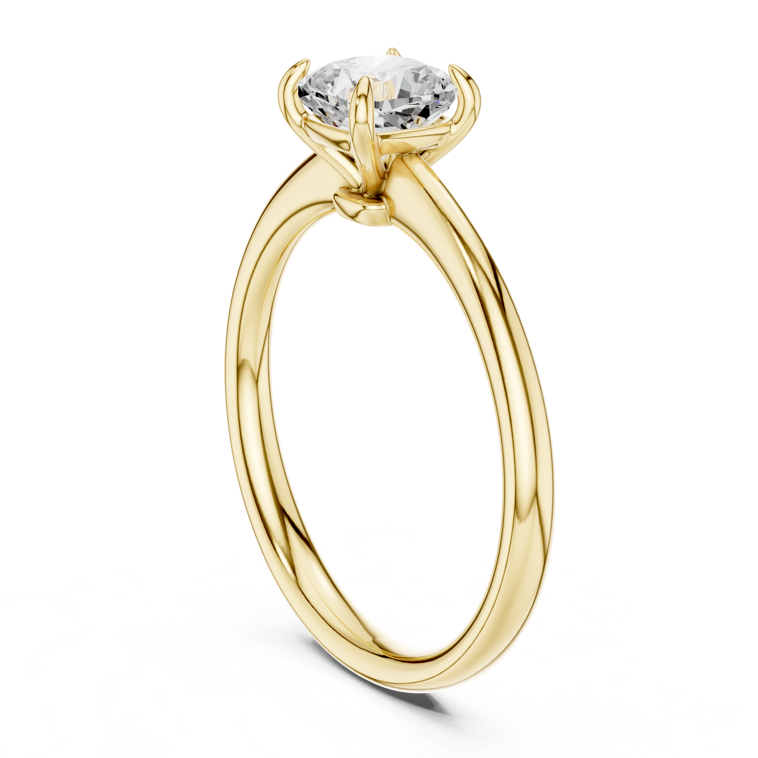 Luxury Cushion Solitaire Ring