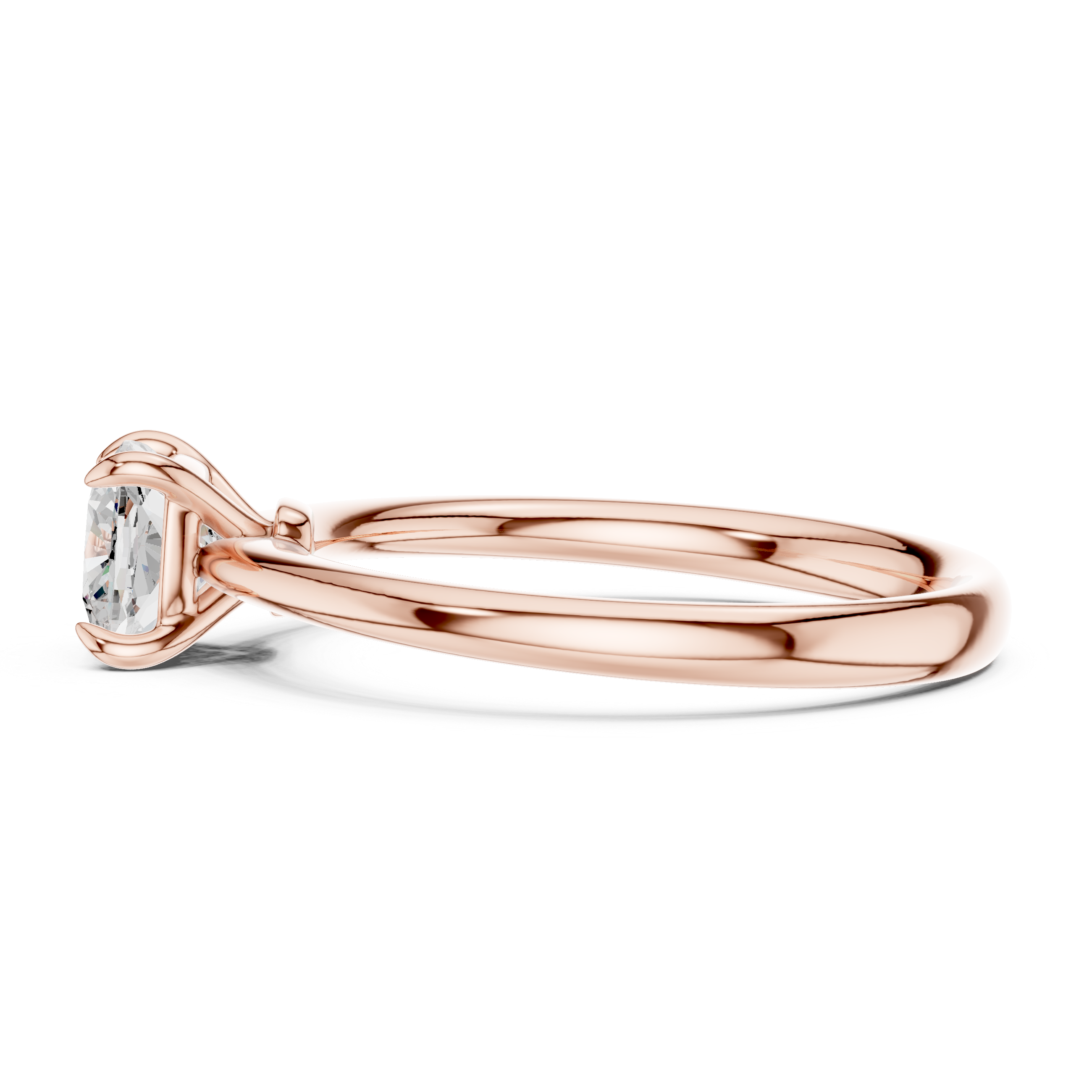 Luxury Cushion Solitaire Ring