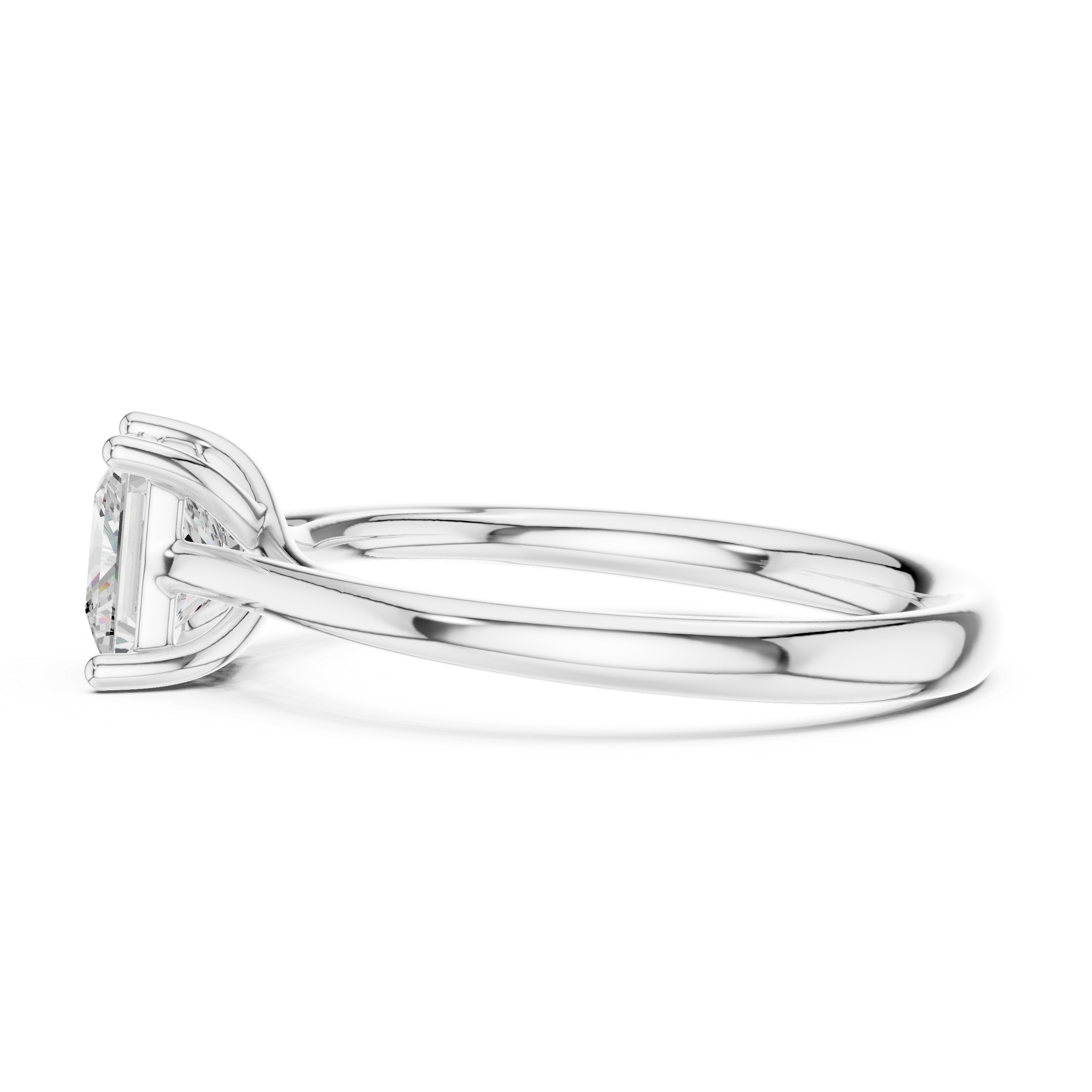 Luxury Princess Solitaire Ring