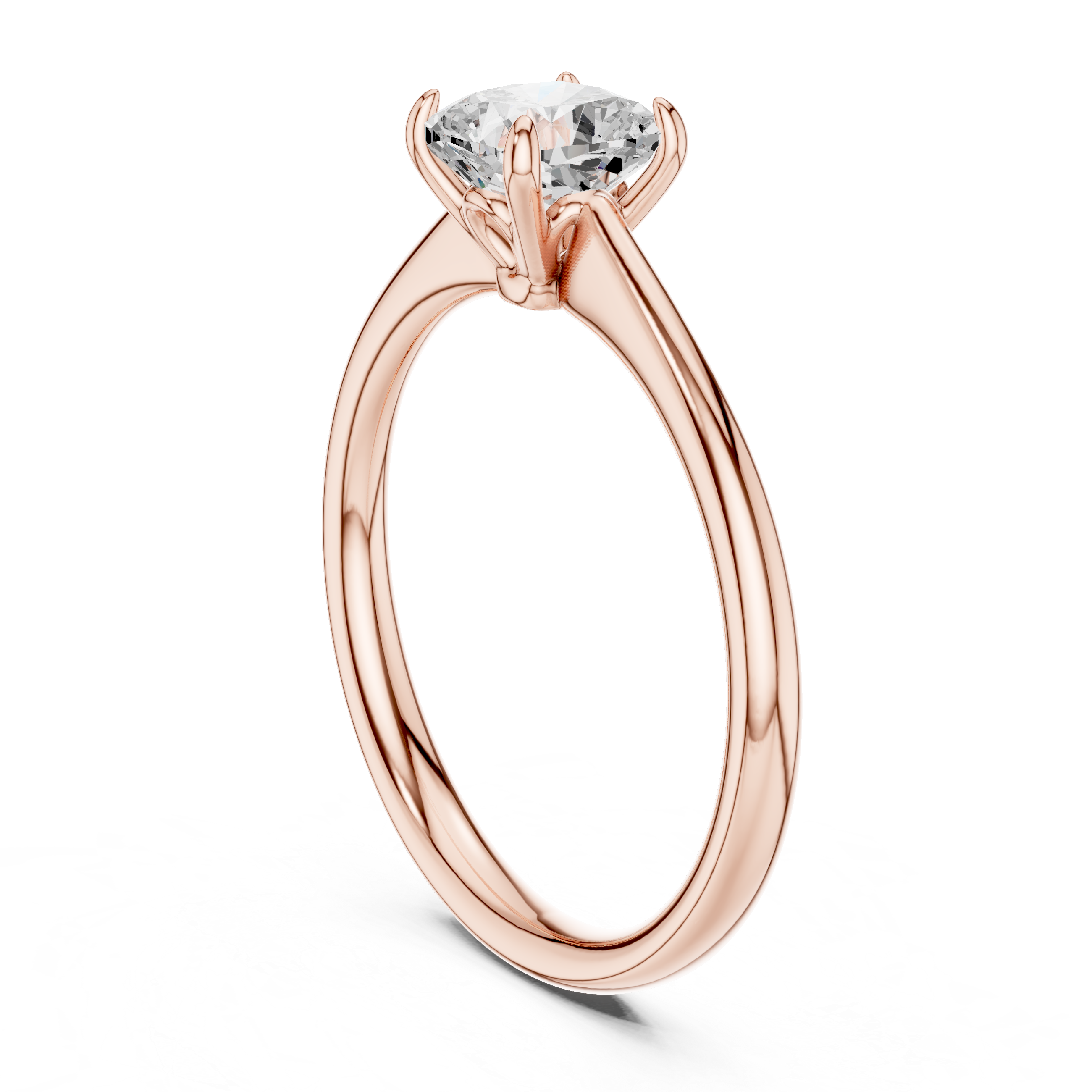 Luxury Cushion Solitaire Ring