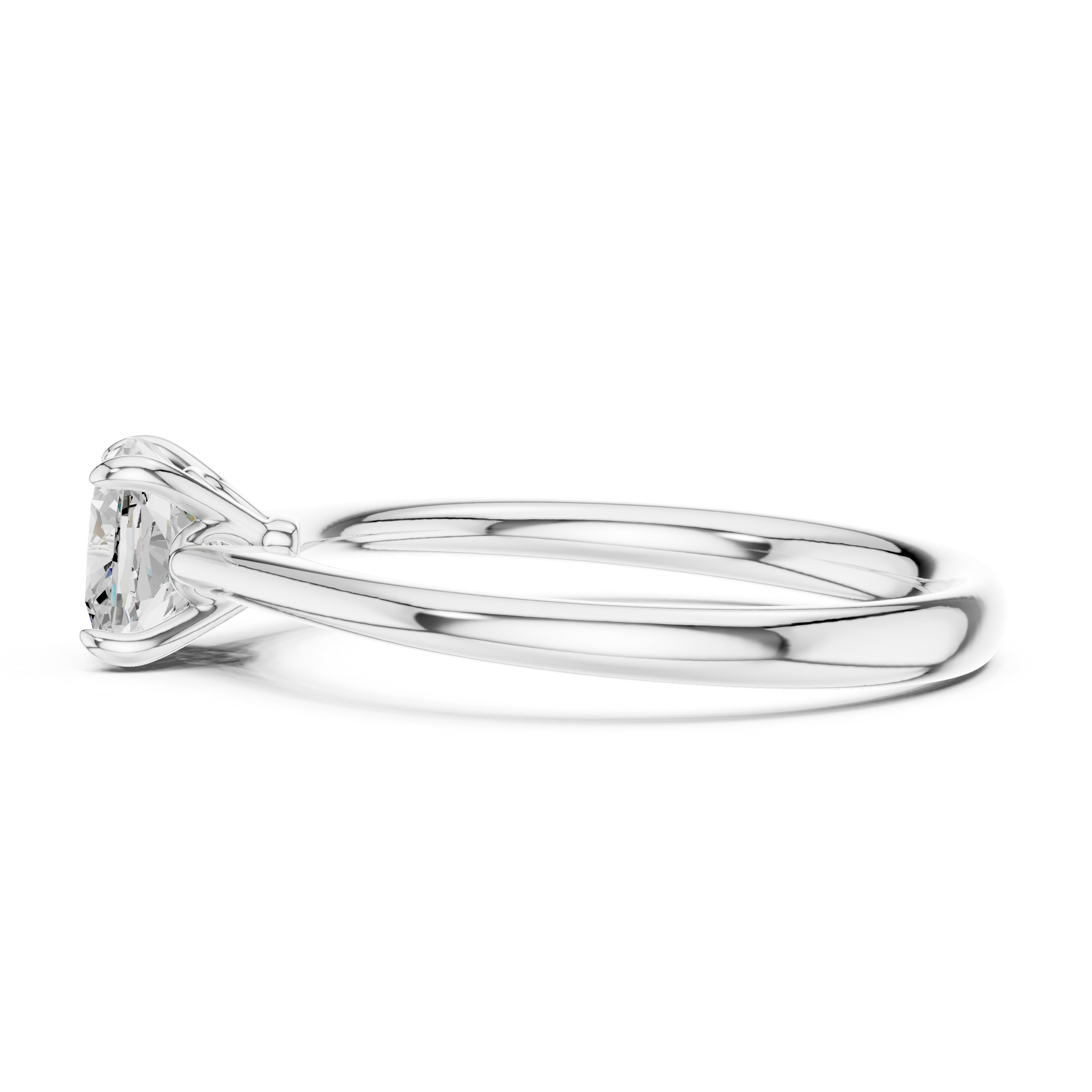 Luxury Cushion Solitaire Ring