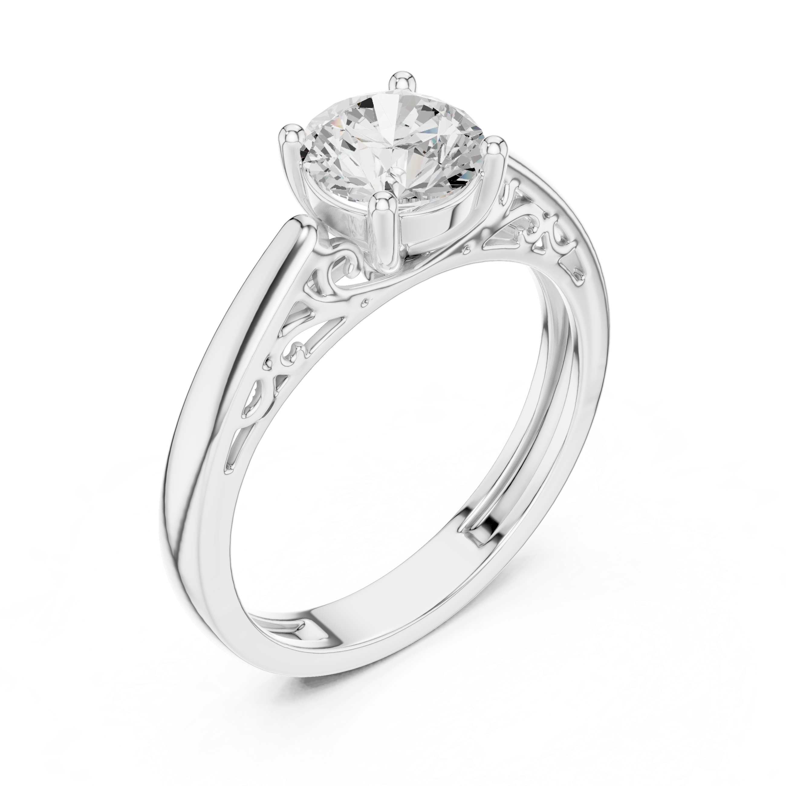 Vintage Solitaire Diamond Ring