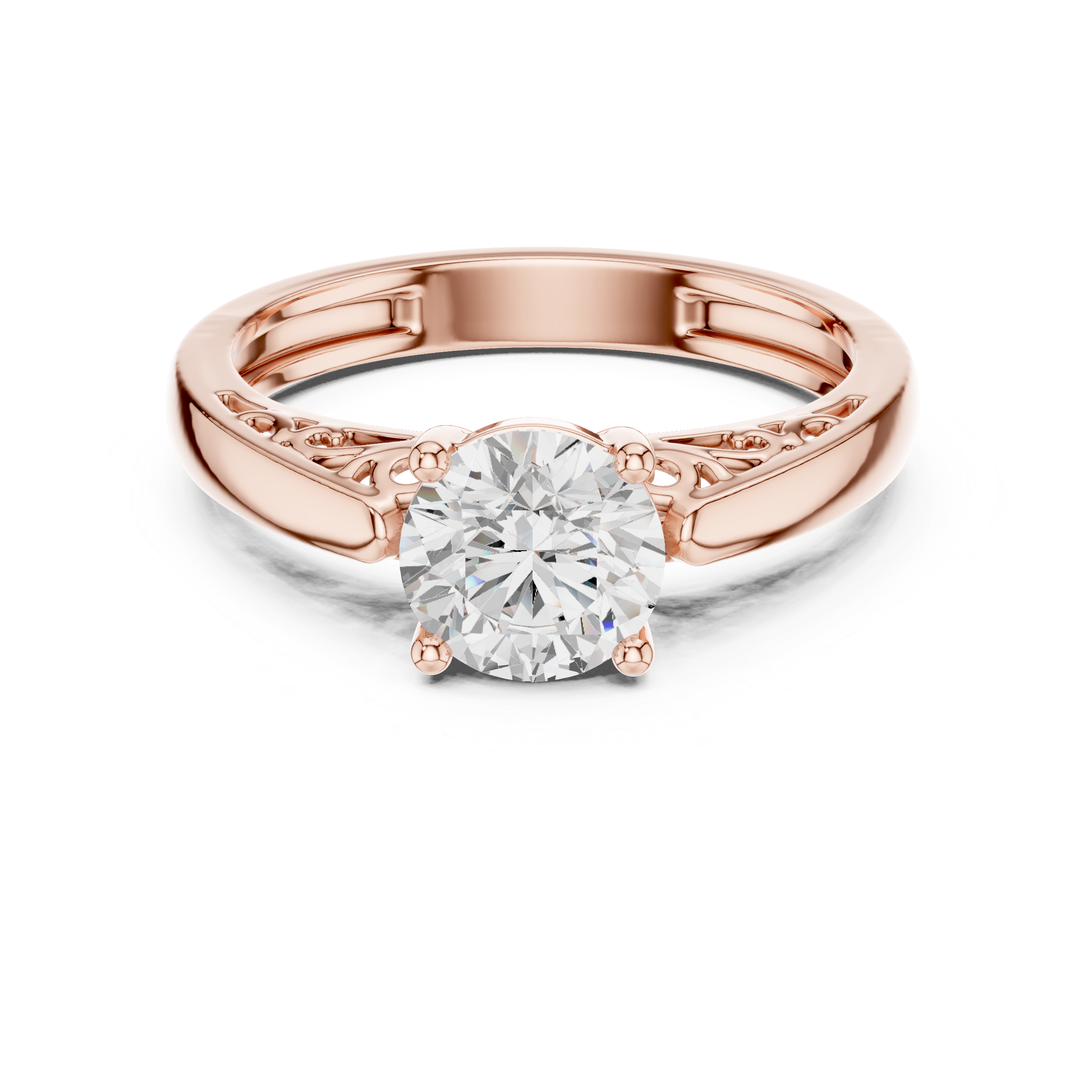 Vintage Solitaire Diamond Ring