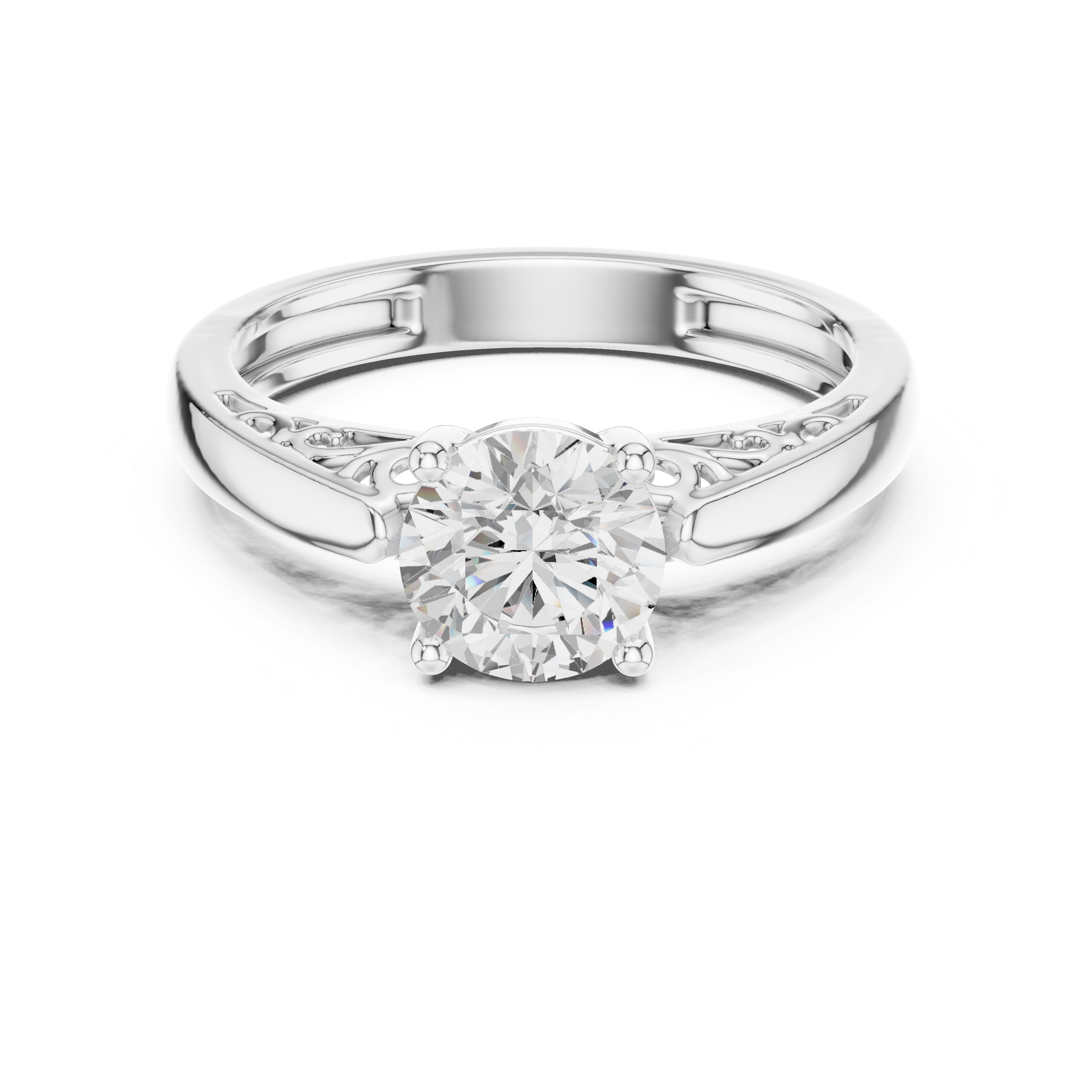 Vintage Solitaire Diamond Ring