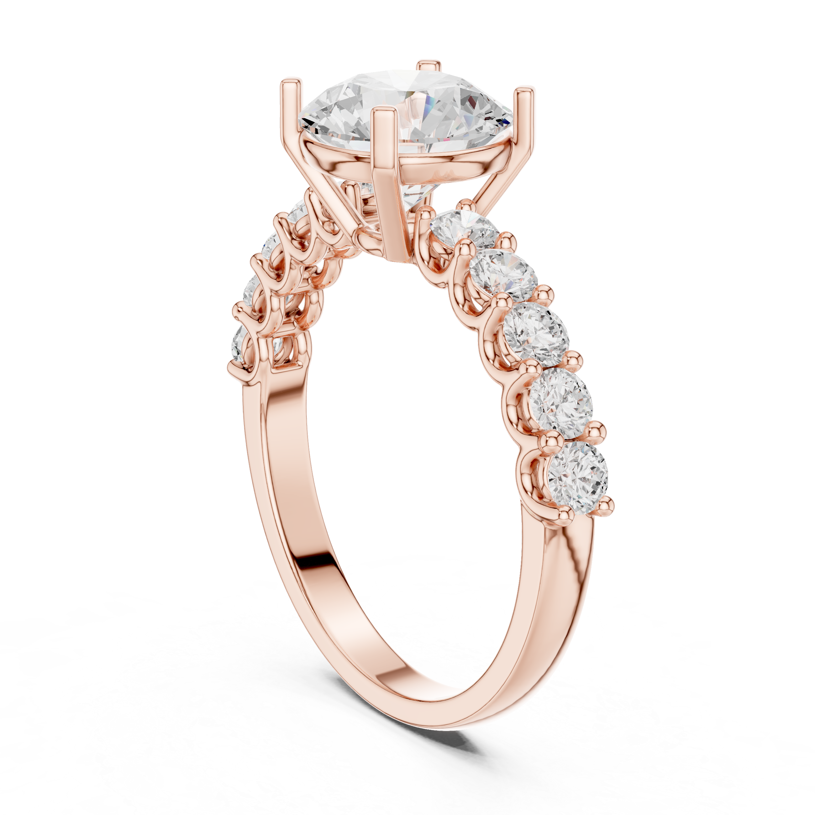 Luxury Diamond Solitaire Ring