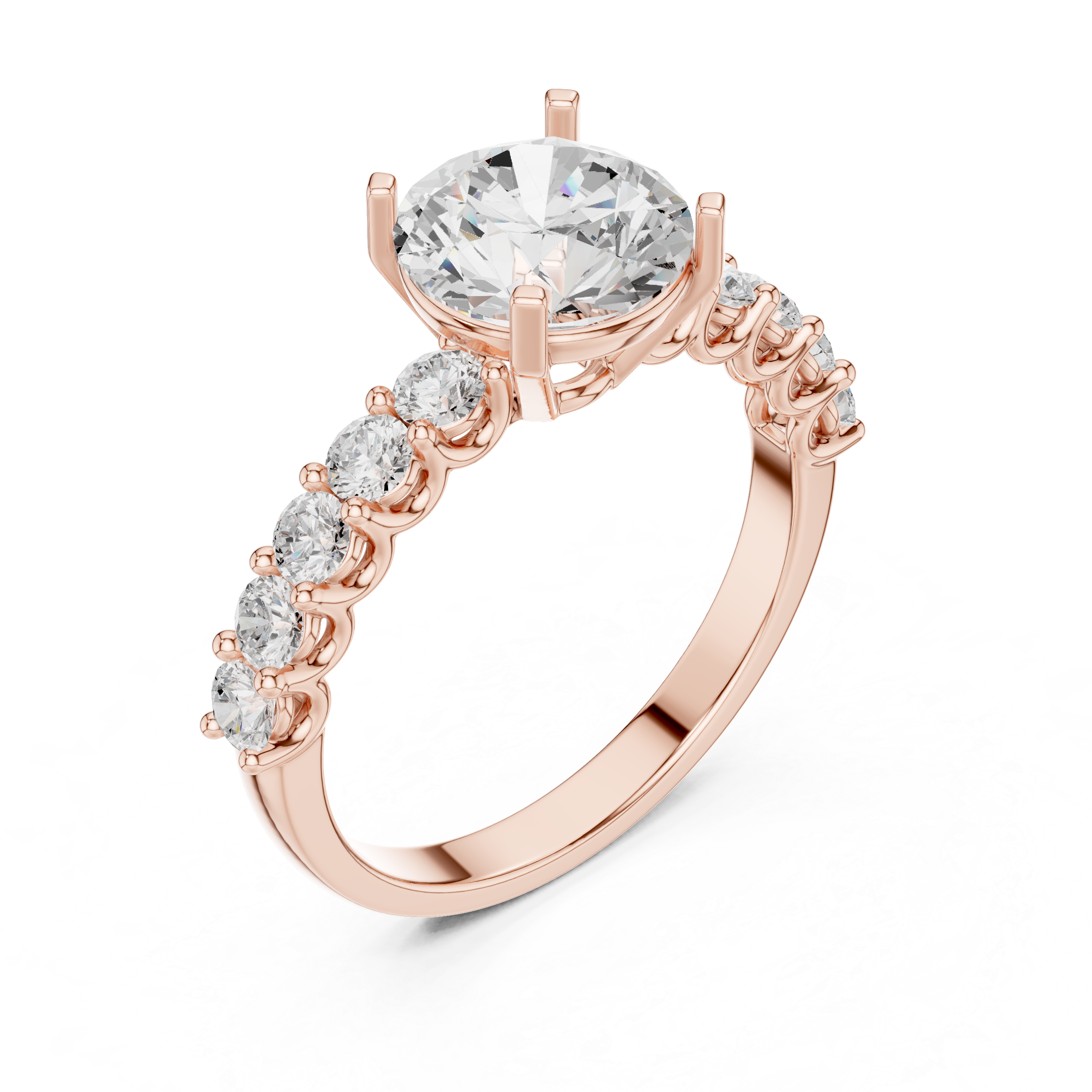 Luxury Diamond Solitaire Ring