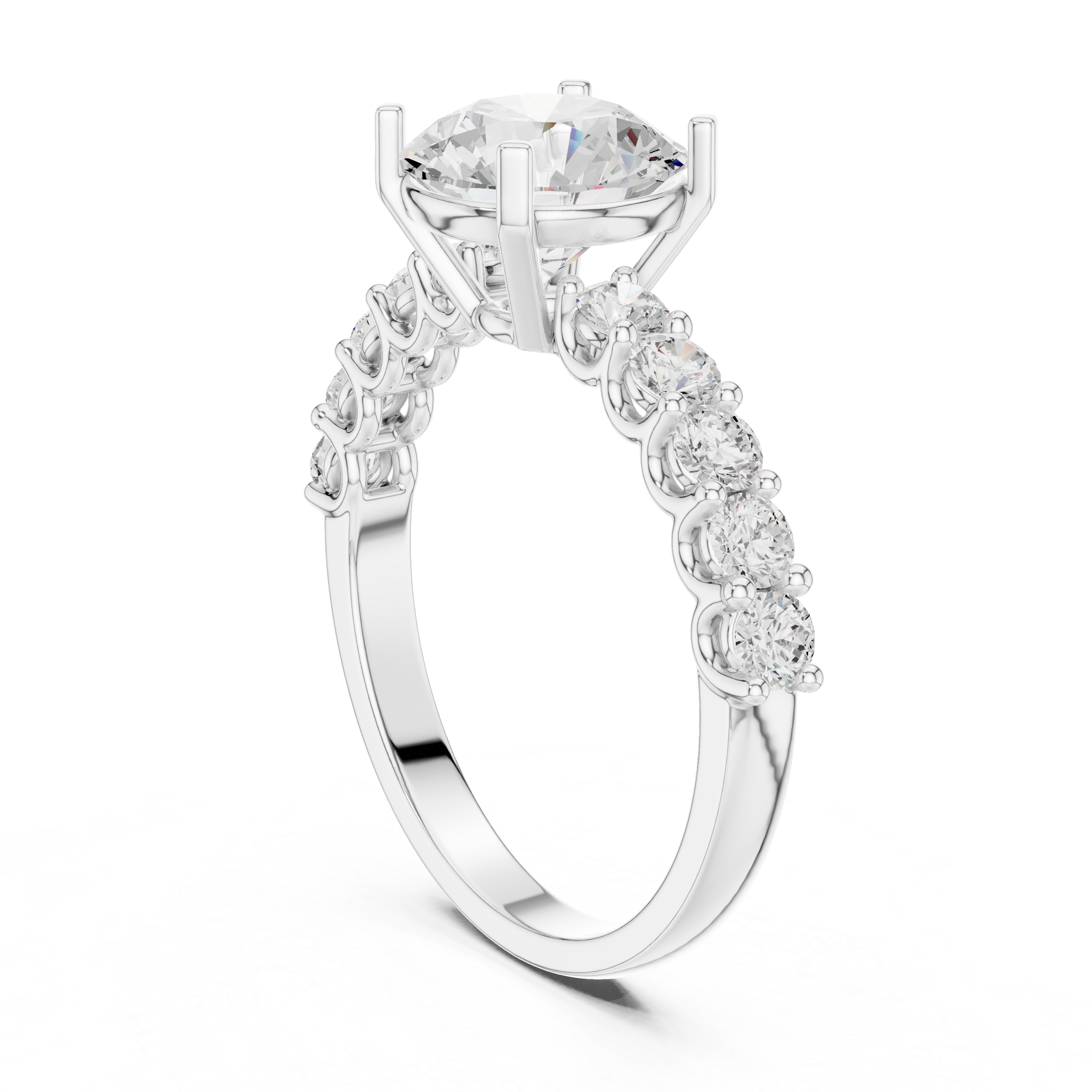 Luxury Diamond Solitaire Ring