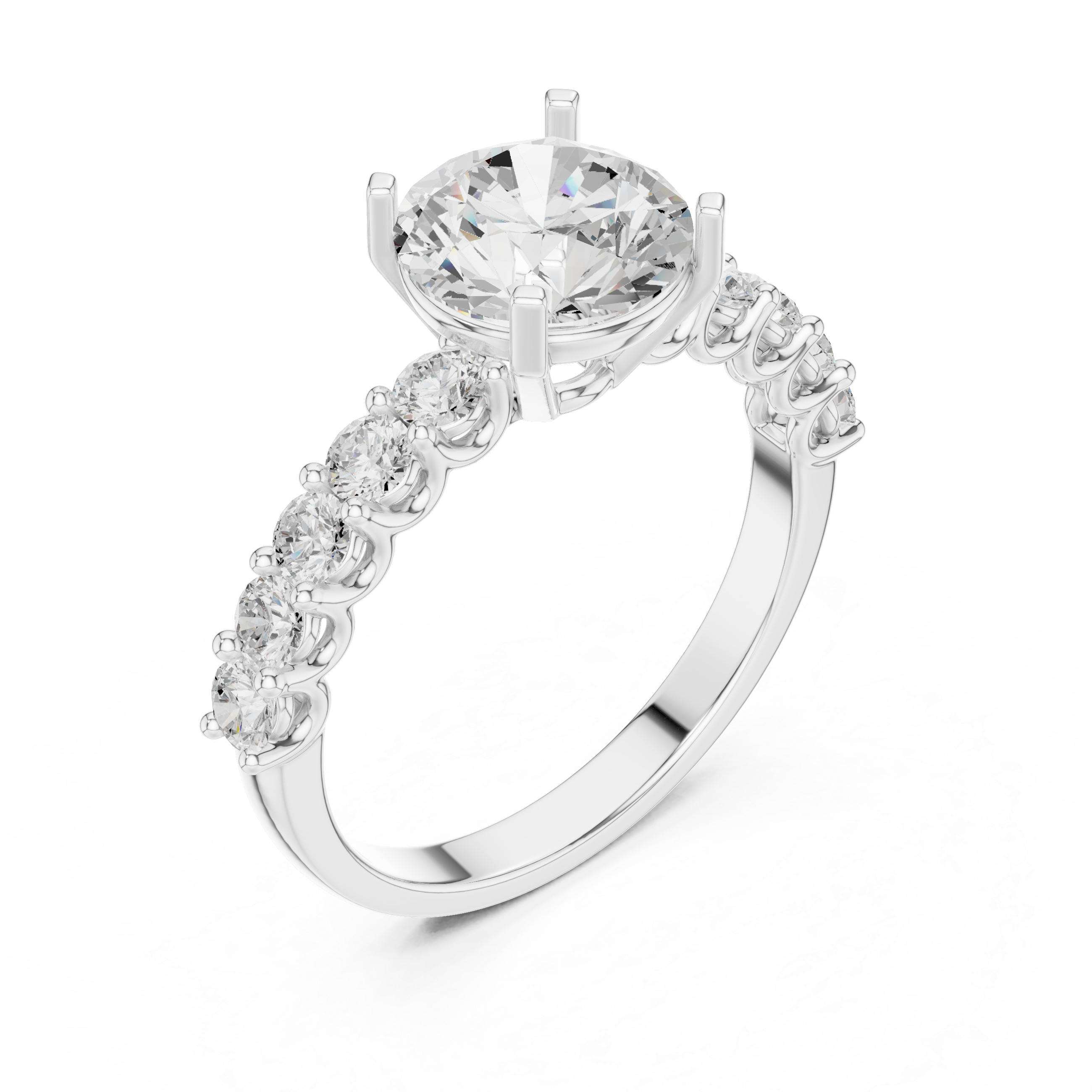 Luxury Diamond Solitaire Ring