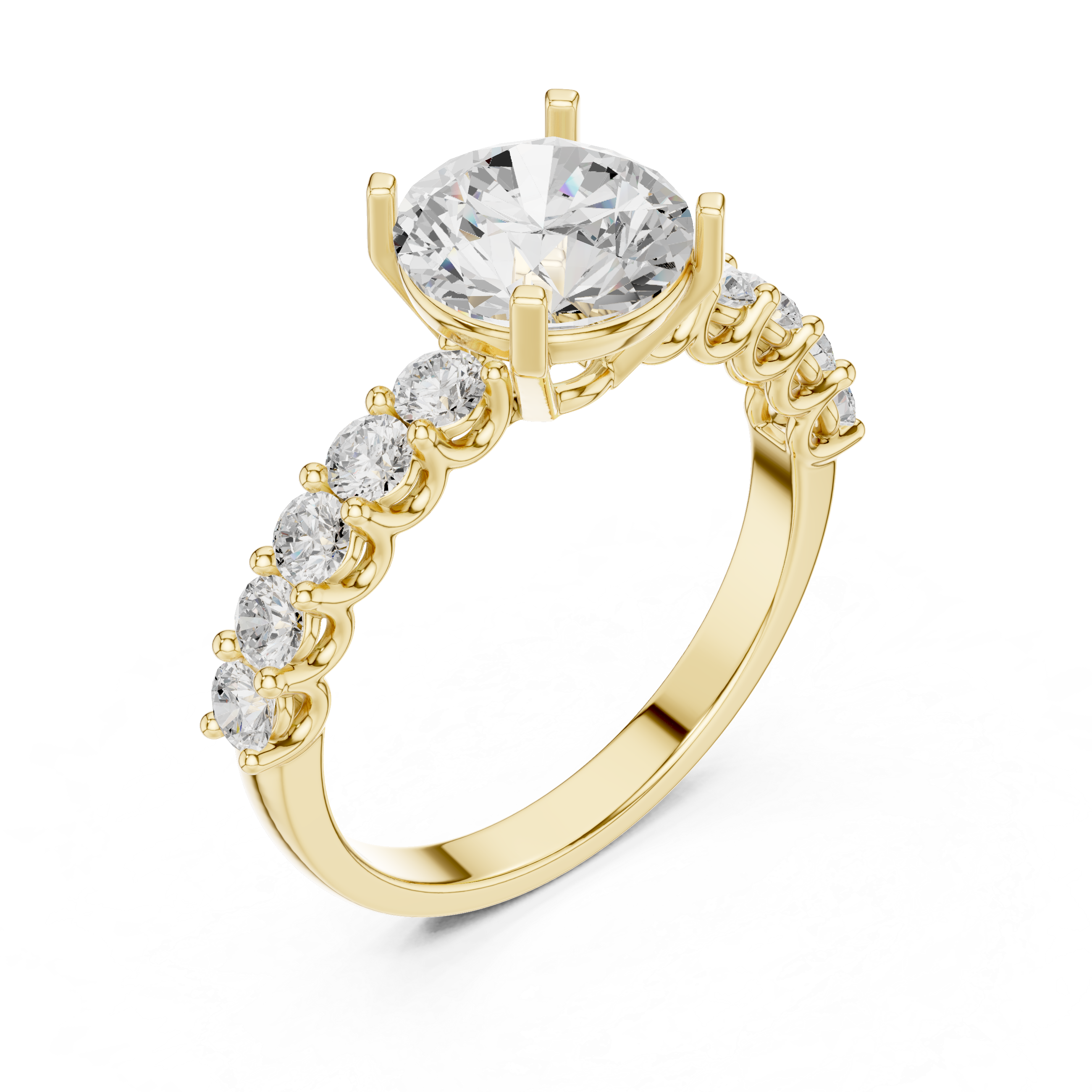 Luxury Diamond Solitaire Ring