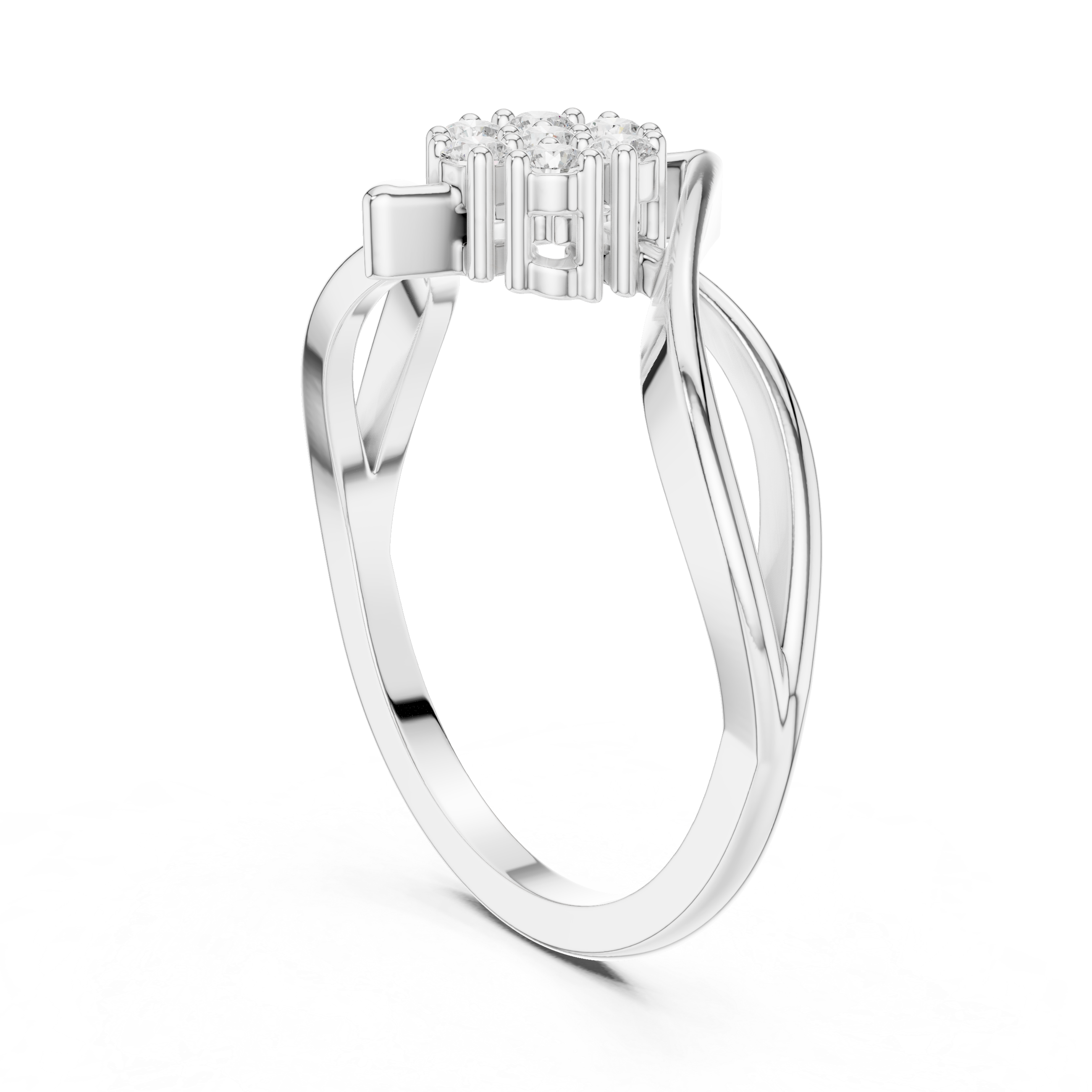 Infinity Cluster Diamond Ring