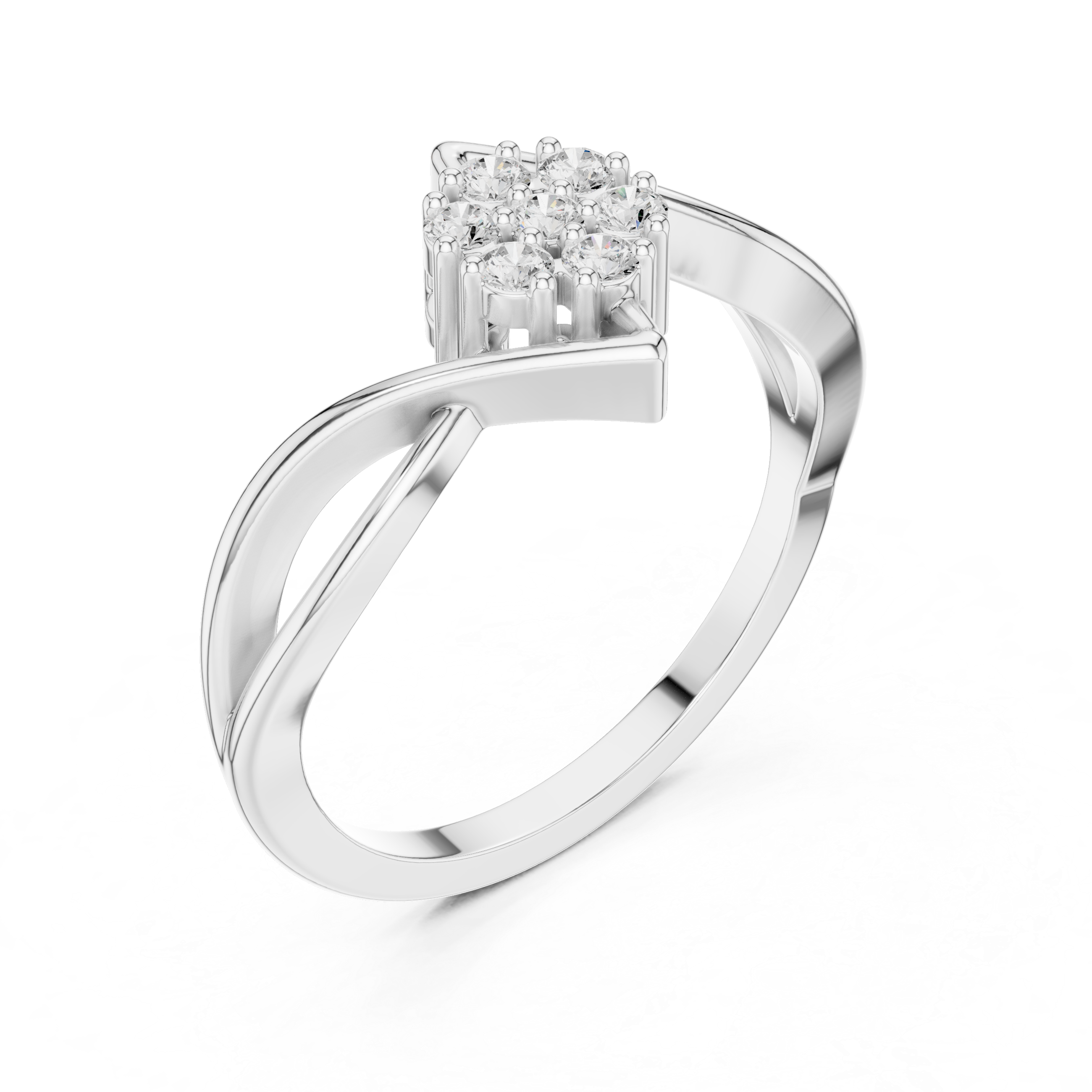 Infinity Cluster Diamond Ring