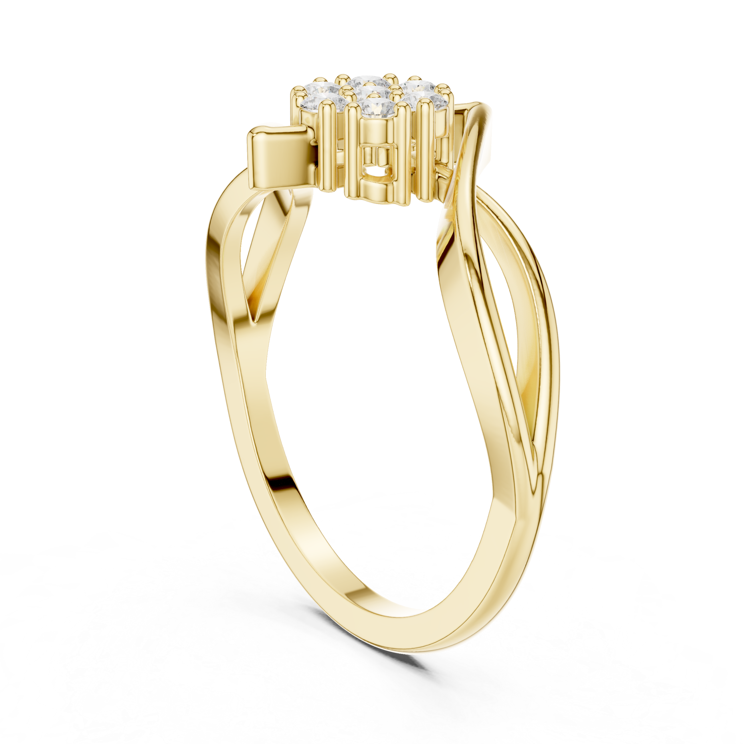 Infinity Cluster Diamond Ring