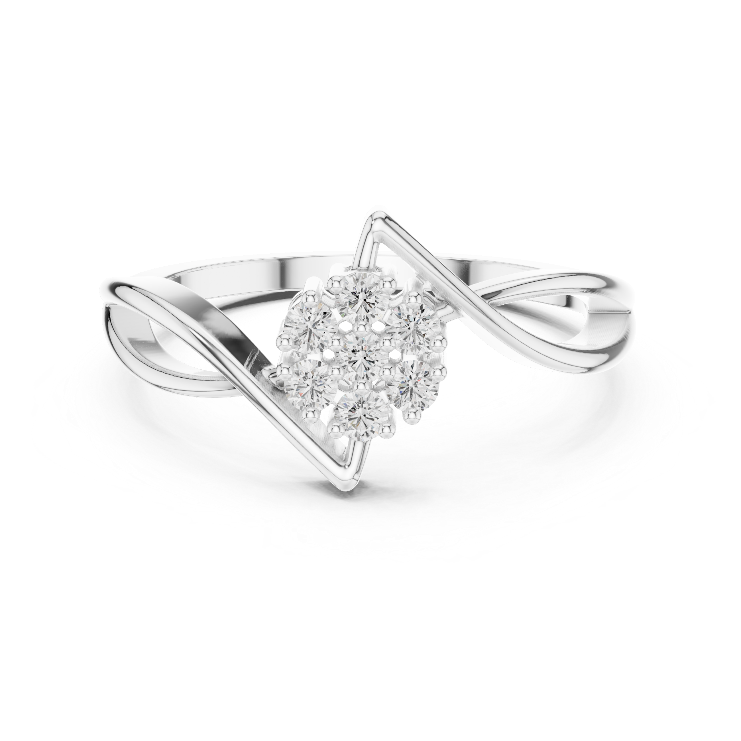 Infinity Cluster Diamond Ring