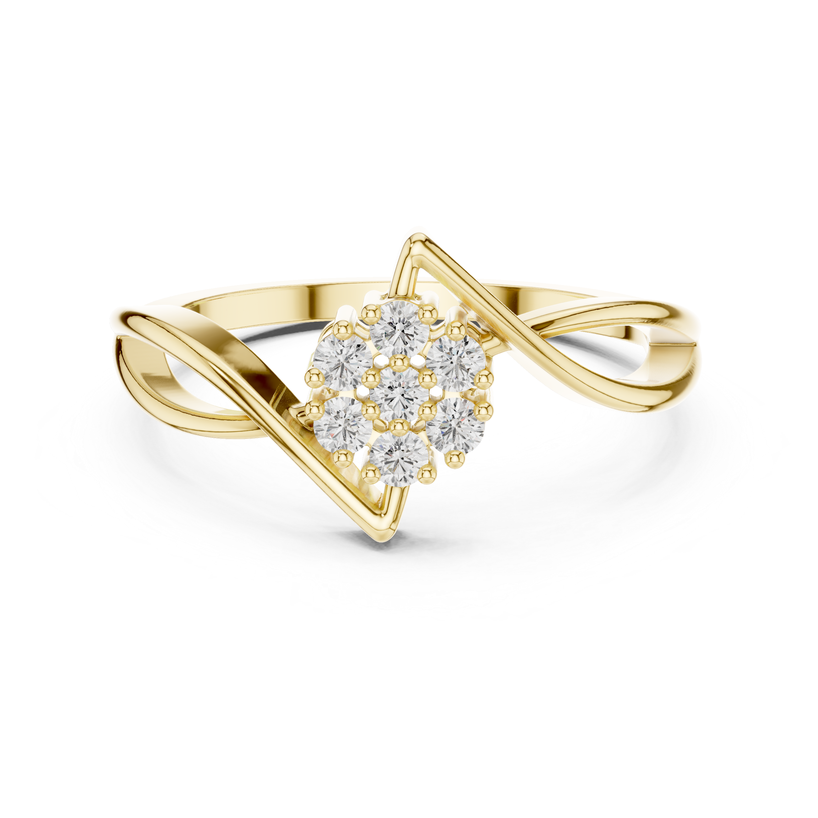 Infinity Cluster Diamond Ring