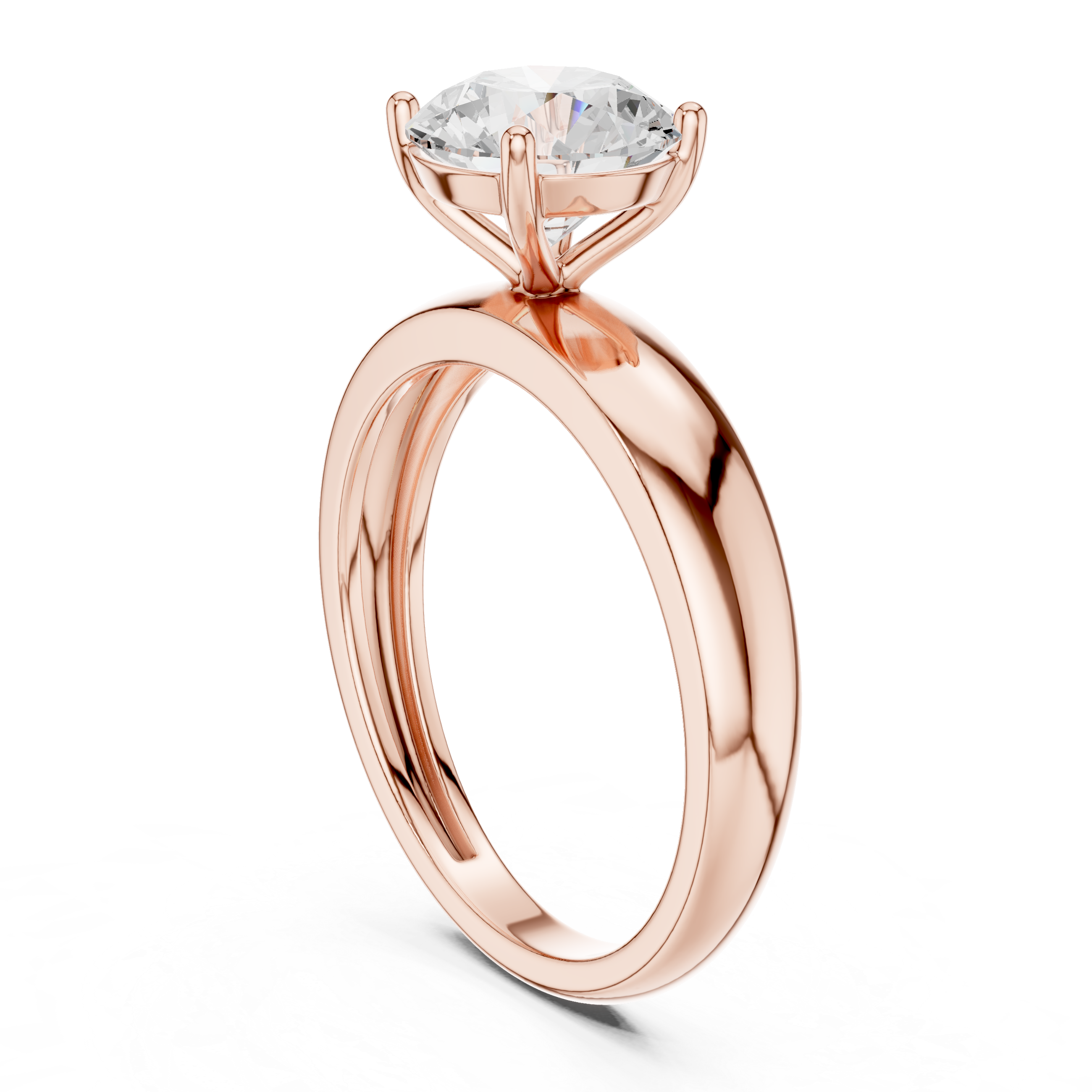 Classic Cathedral Solitaire Engagement Ring