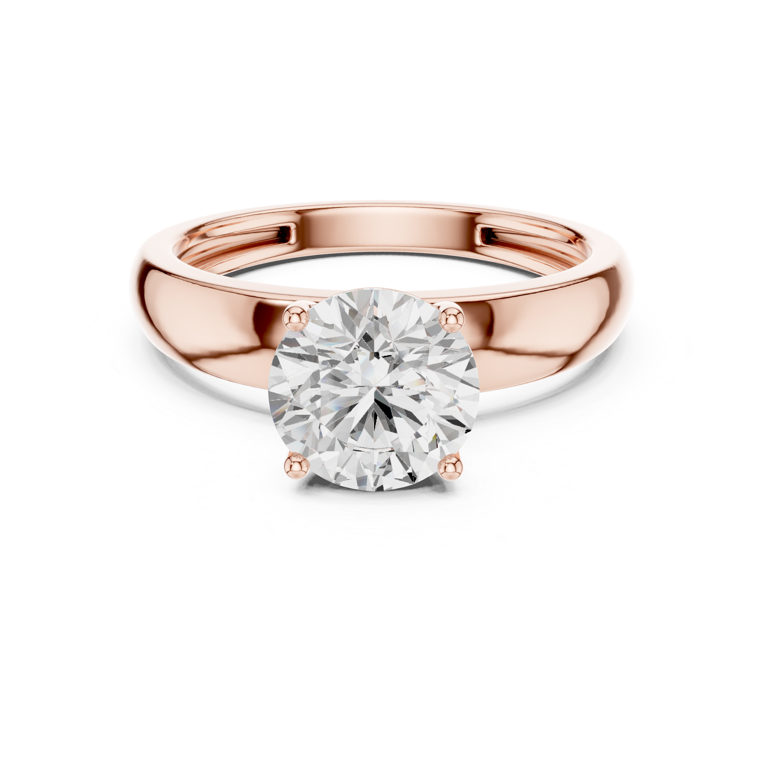Classic Cathedral Solitaire Engagement Ring