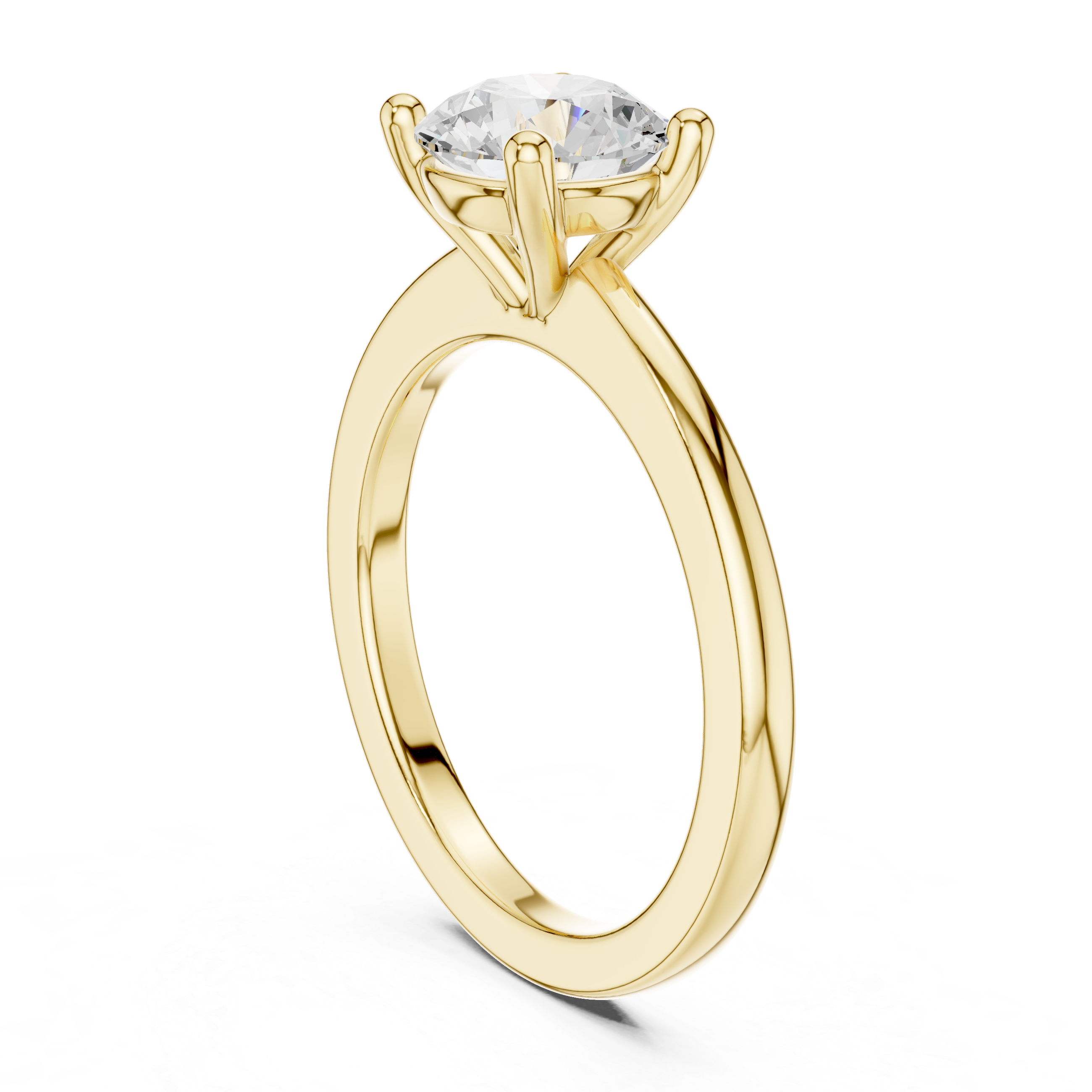 Classic Round Solitaire Engagement Ring – 1.50 CT Round Brilliant Diamond Ring